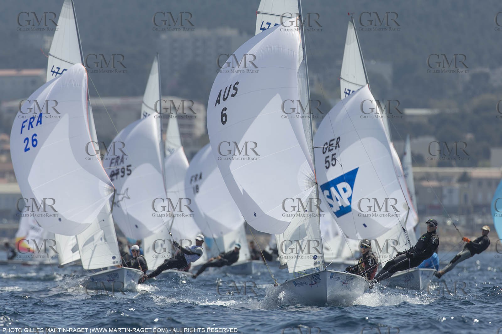 12 04 2015, Marseille (FRA), Yachting Club de la Pointe Rouge - Coupe Internationale de Printemps des 470, Final Day