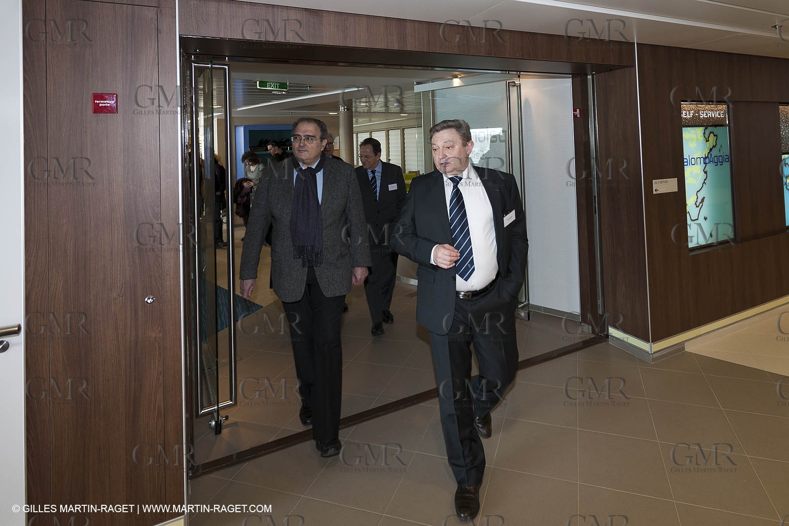 16 02 2012 - Ajaccio (FRA, Corse) -  La Méridionale shipping company- Piana at Ajaccio