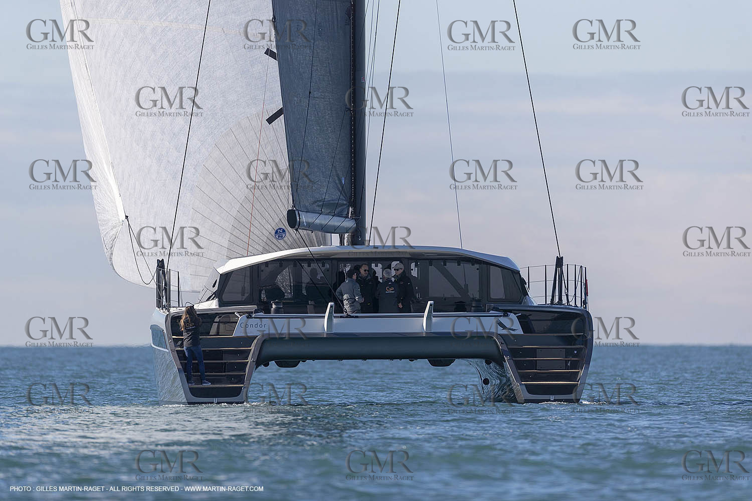 05 02 2019, La Grande Motte (FRA,34), Gunboat 68 sail testing  2