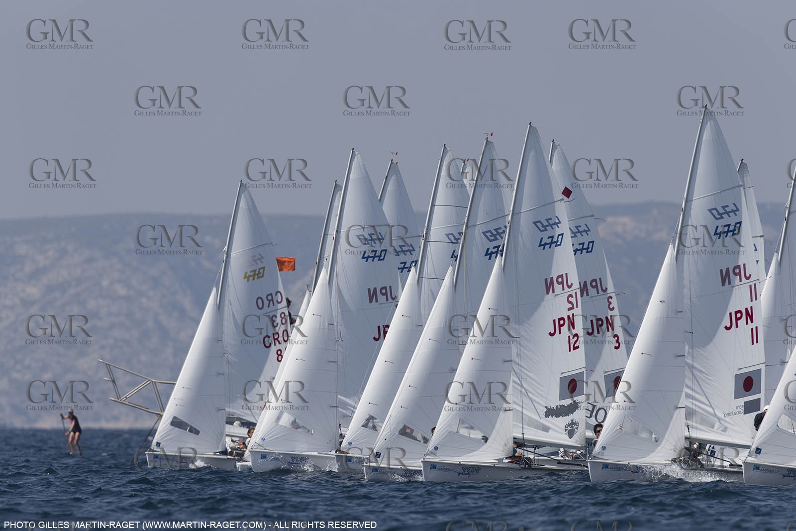 12 04 2015, Marseille (FRA), Yachting Club de la Pointe Rouge - Coupe Internationale de Printemps des 470, Final Day