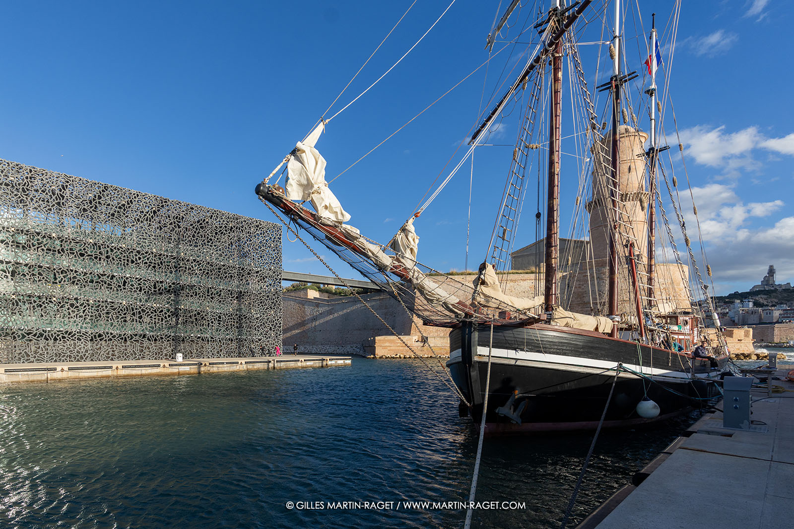 23 10 2025, Marseille (FRA), MED25 - Armada pour la Paix - Le Bel Espoir ammaré au Mucem