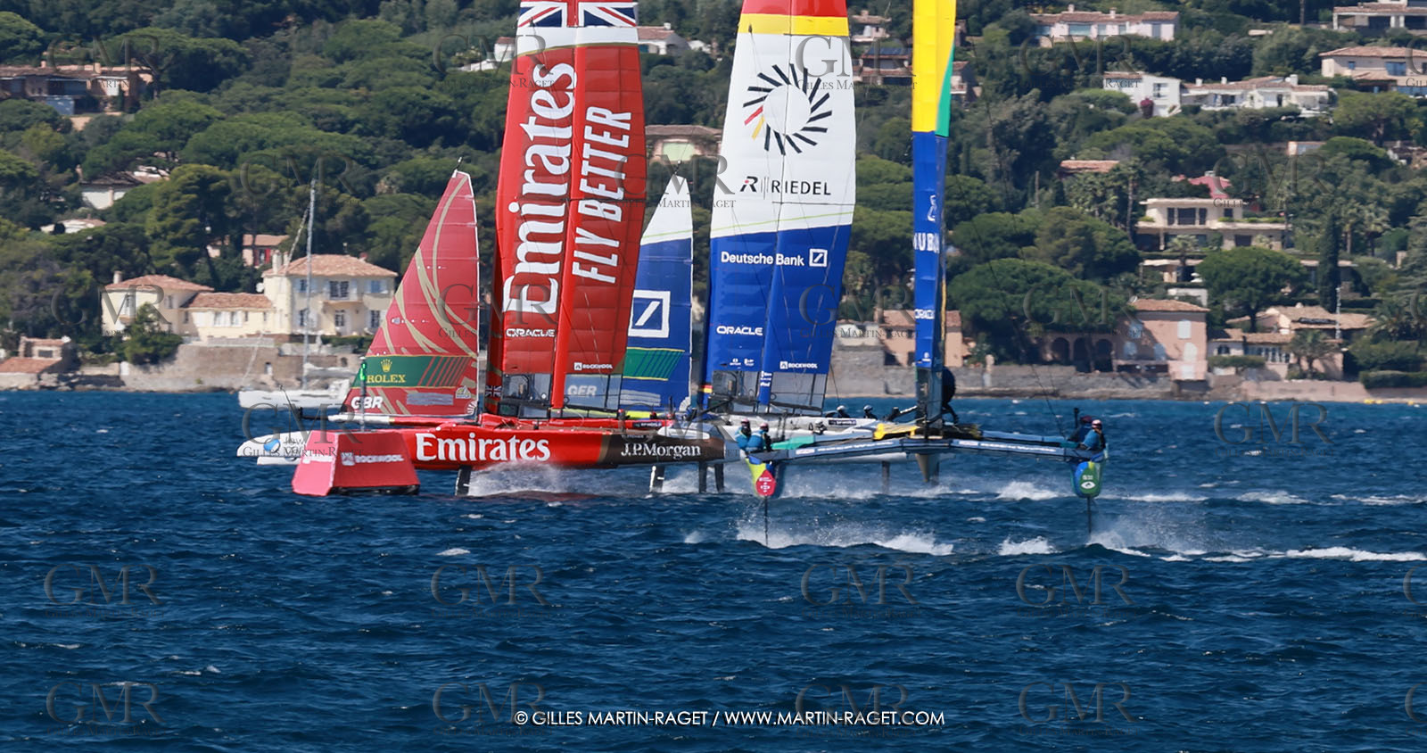 10 09 2025, Saint-Tropez,(FRA), Rockwool SailGP France Saint-Tropez, Race Day 1