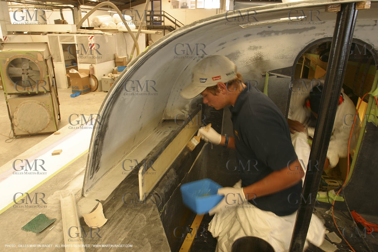 IMOCA Class - Virbac - Jean Pierre Dick - Boat Yard - Building