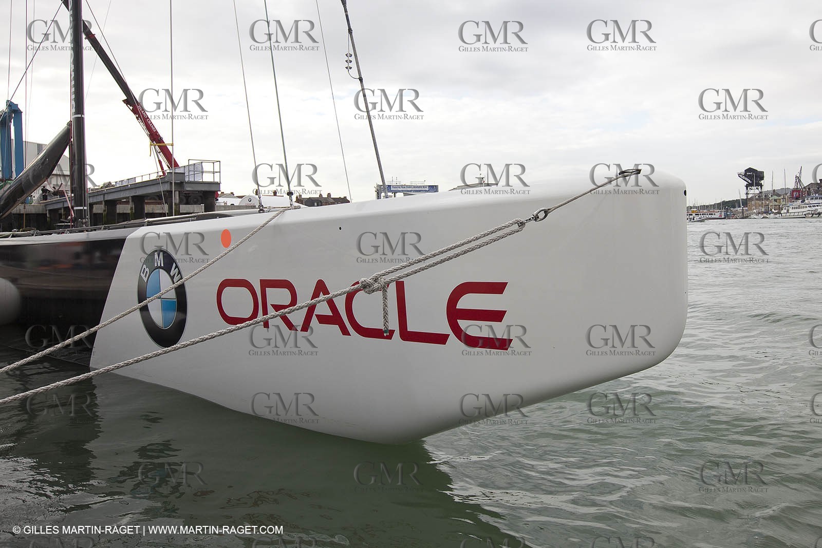02 08 2010 - Cowes (UK, IOW) 1851 Cup -  BMW ORACLE Racing - From Valencia to Cowes.