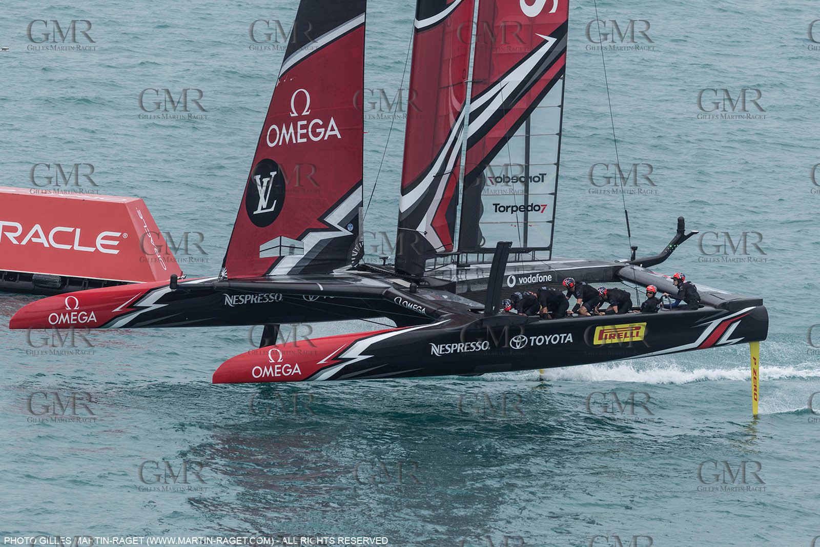 10 06 2017 - Bermuda (BDA) - 35th America's Cup Bermuda 2017 - Louis Vuitton America's Cup Challenger Playoffs final, Day 1