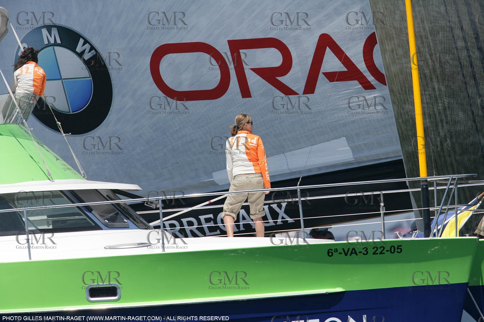 8 05 2007-Valencia (Spain)- 32nd America's Cup - Louis Vuitton Cup - RR2 - Day 10 - BMW ORACLE Racing