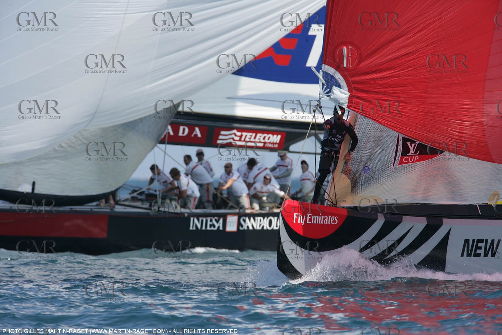 06 06 2007-Valencia (Spain)- 32nd America's Cup - Louis Vuitton Cup Final - Day 5