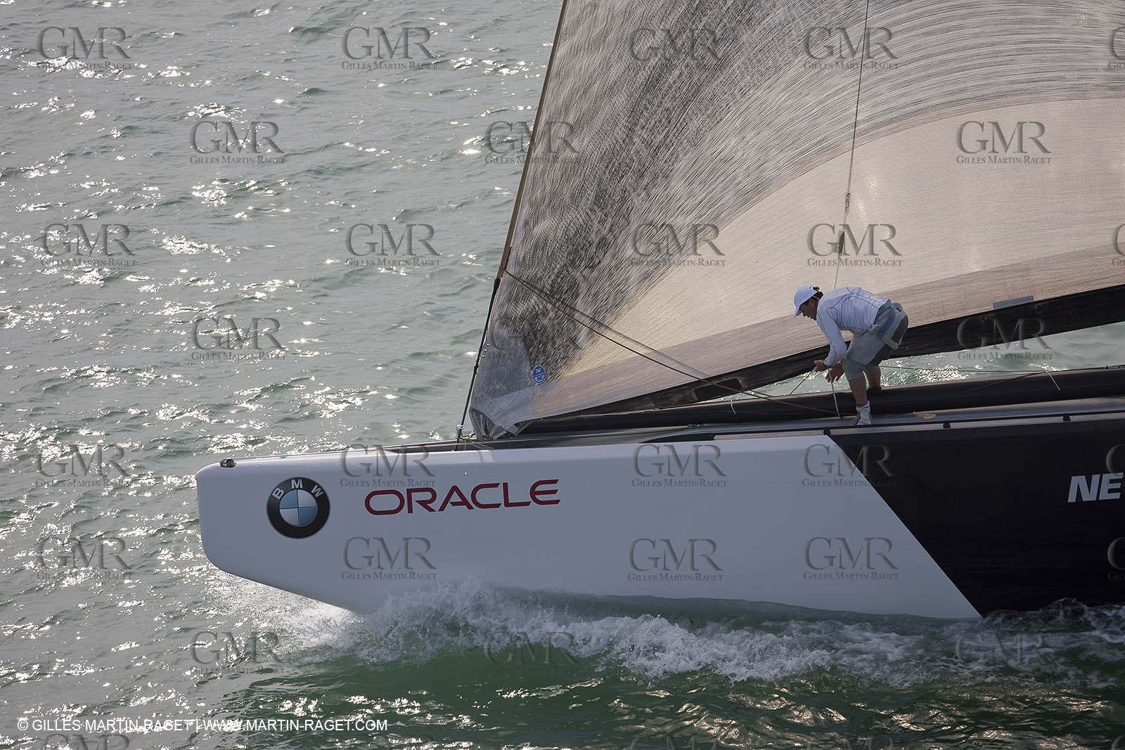 29 01 2009 - Auckland (NZL) -  Louis Vuitton Pacific Series - BMW ORACLE Racing - Training