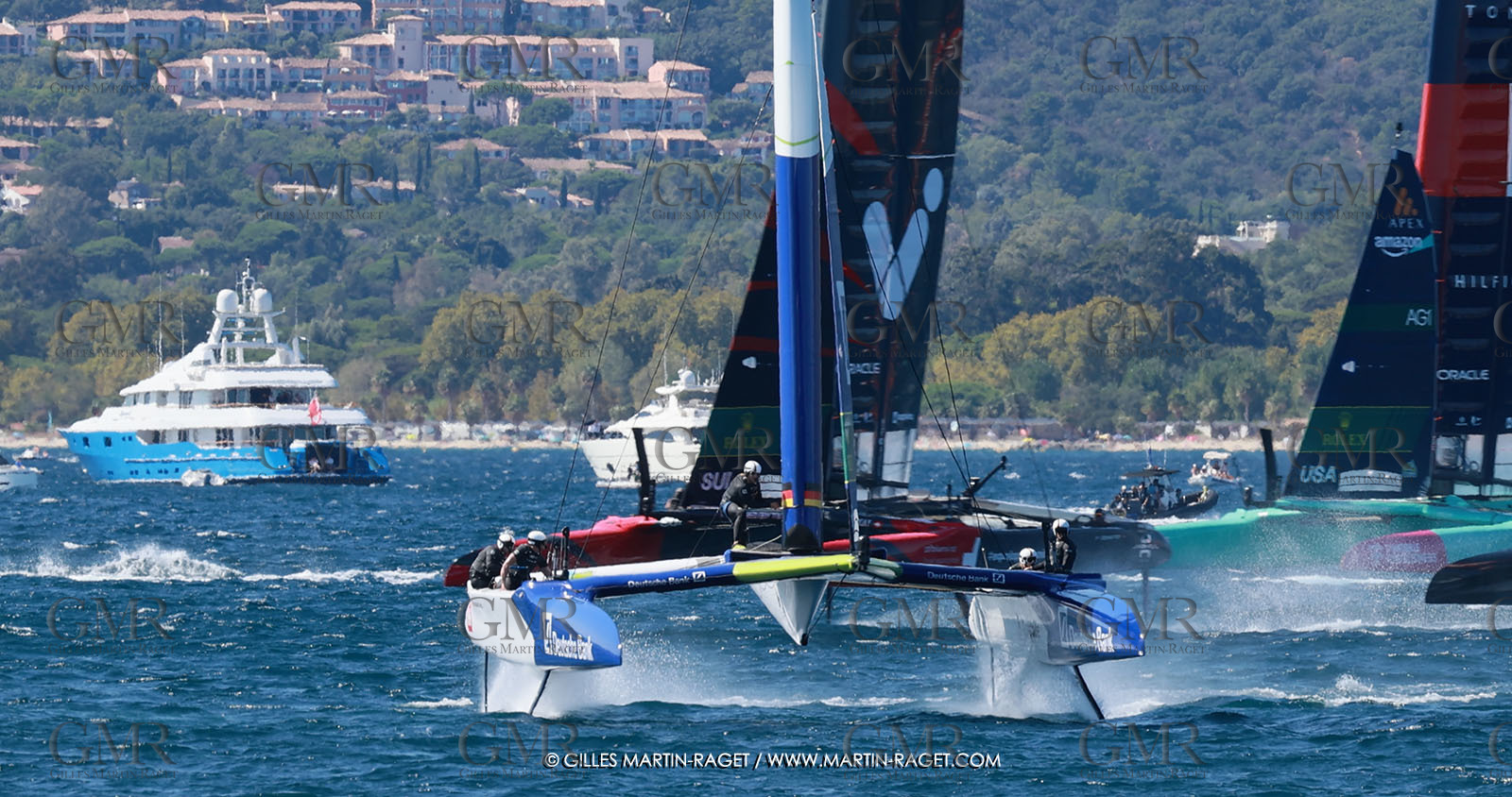 10 09 2025, Saint-Tropez,(FRA), Rockwool SailGP France Saint-Tropez, Race Day 1