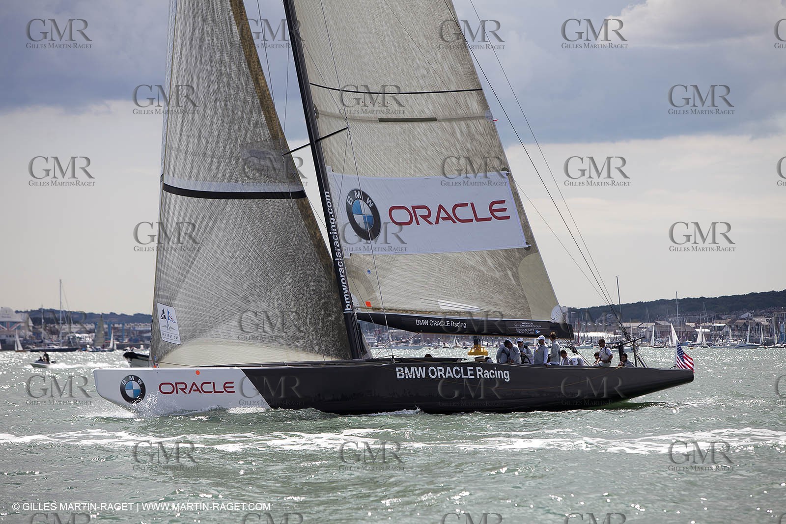 02 08 2010 - Cowes (UK, IOW) - The 1851 Cup -  BMW ORACLE Racing - Training Day.