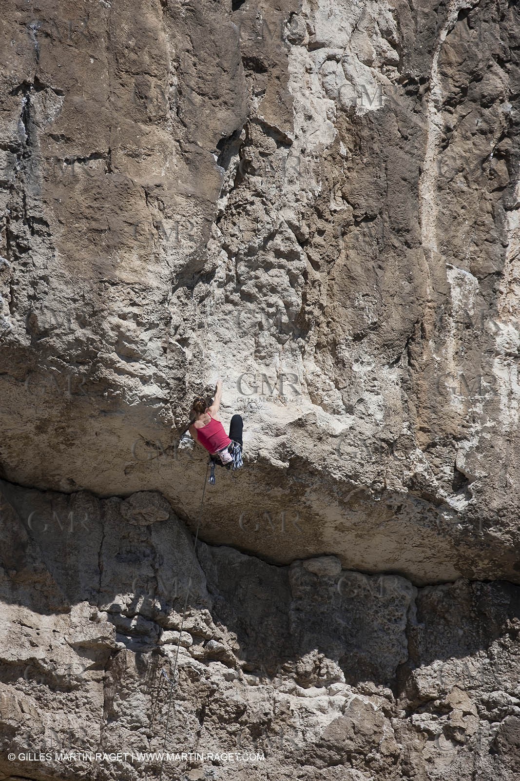 26 03 2009 - Marseille (FRA, 13) - Les Calanques - Sugiton - Les toits cliff