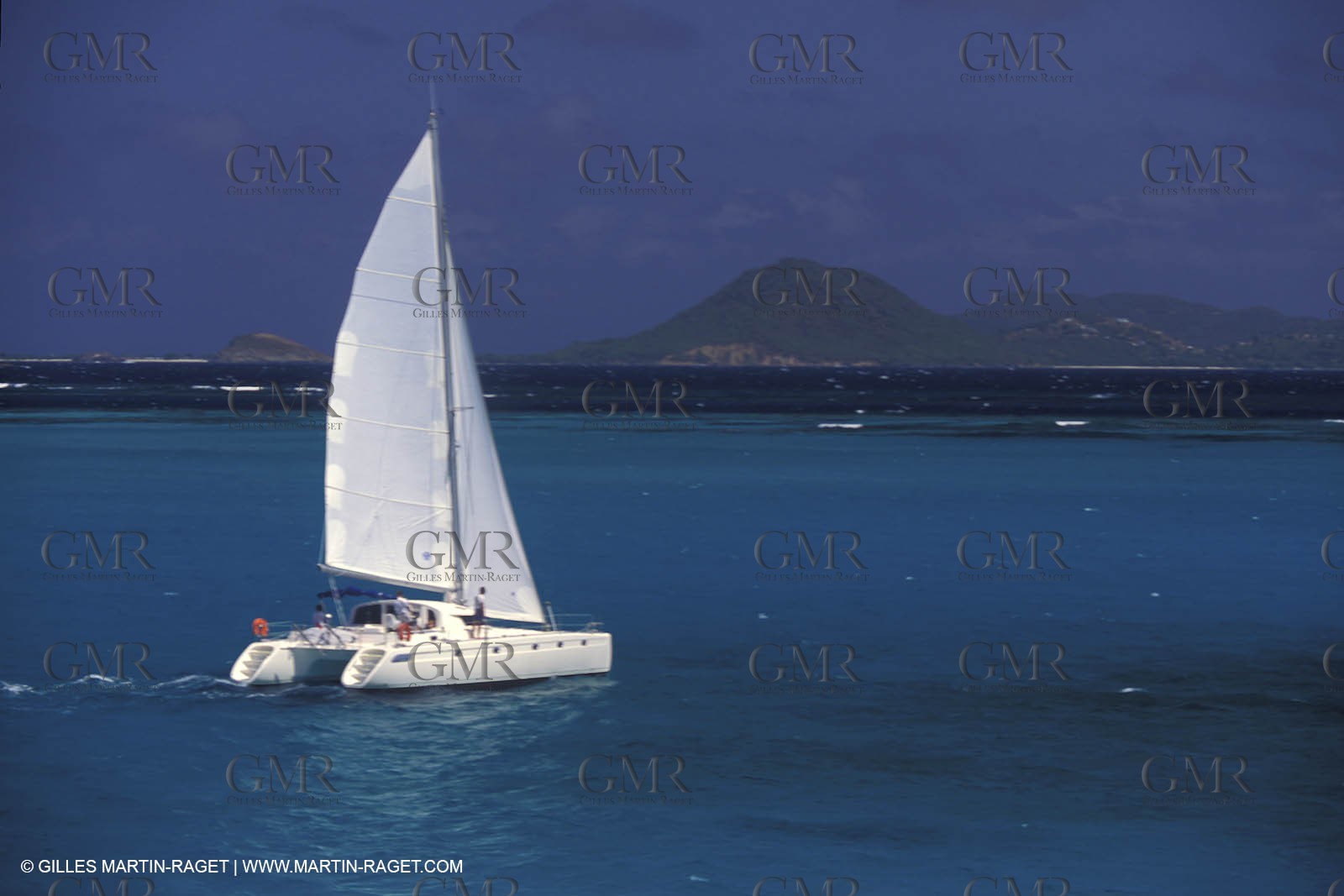 Cruising multihull sailing