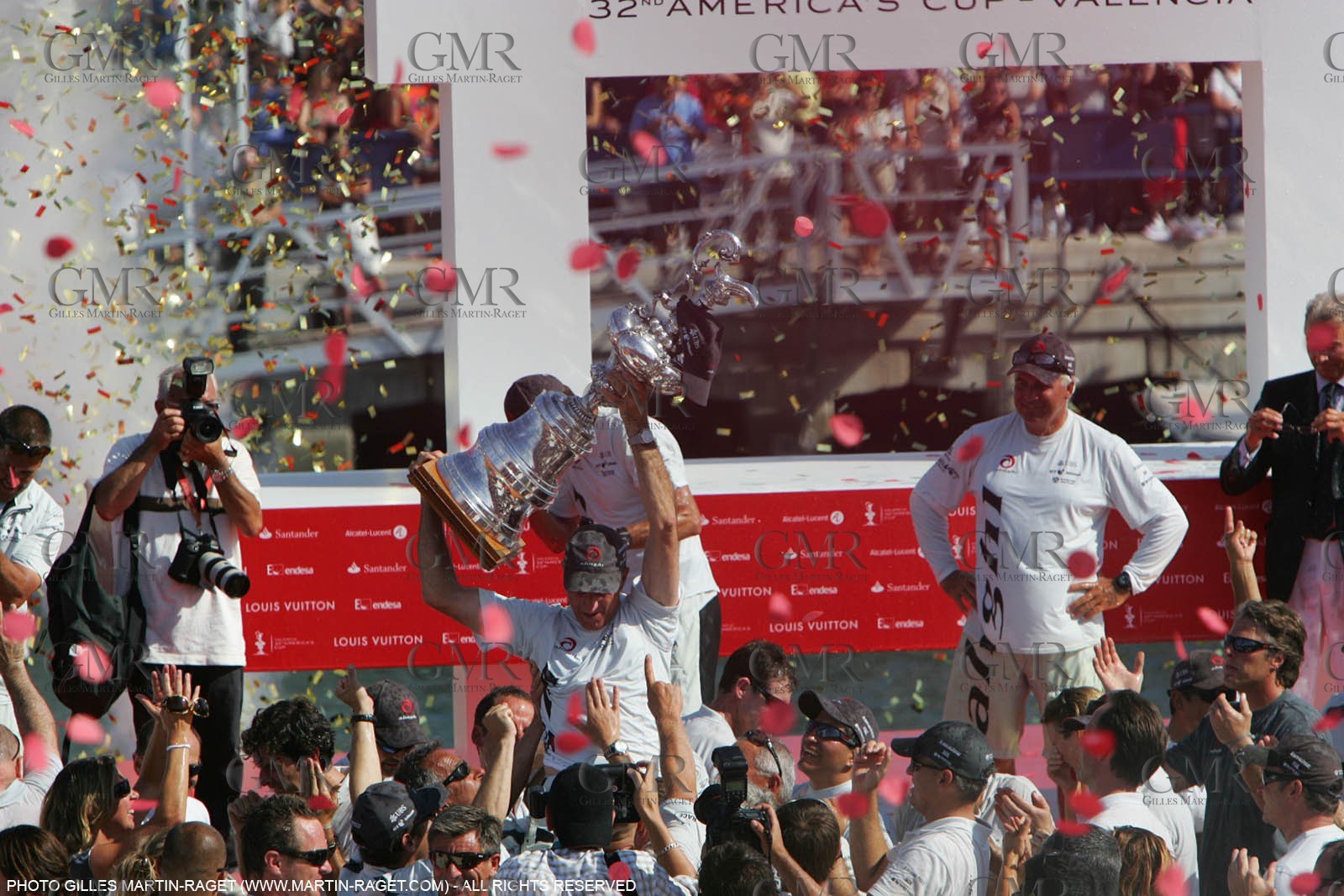 03 07 2007-Valencia (Spain)- 32nd America's Cup - Final Match - Day 8 - Alinghi vs Emirates Team New Zealand