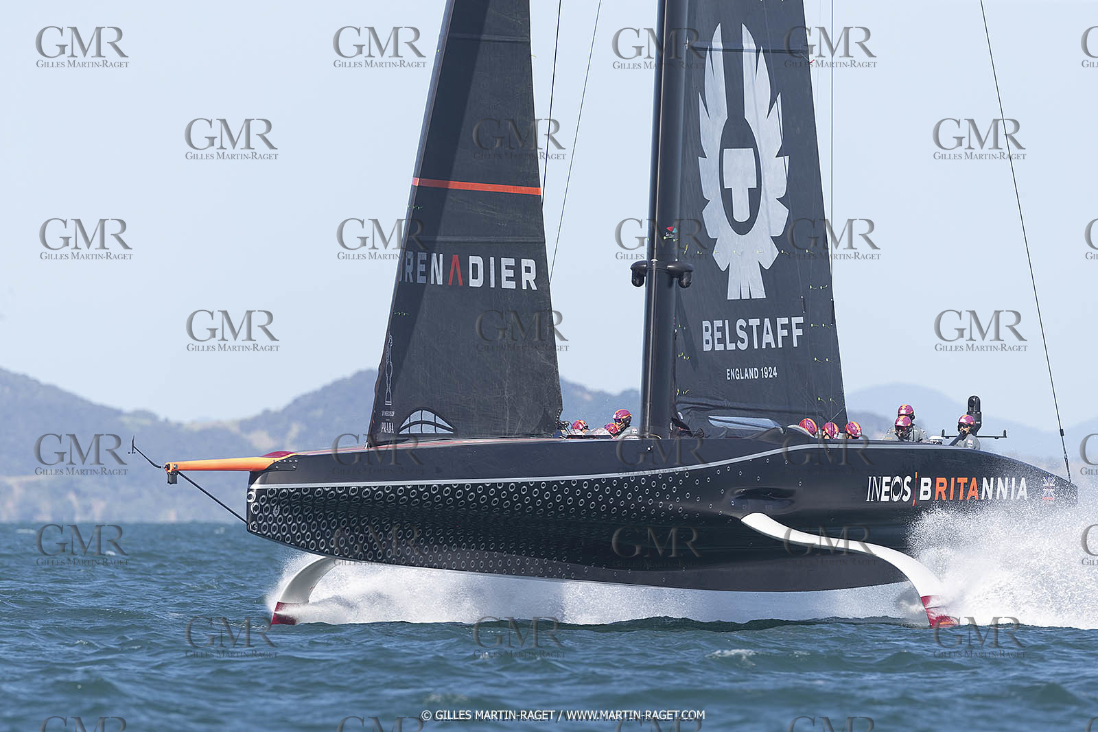 11 01 2021, Auckland (NZL), 36th America's Cup, Practice Racing