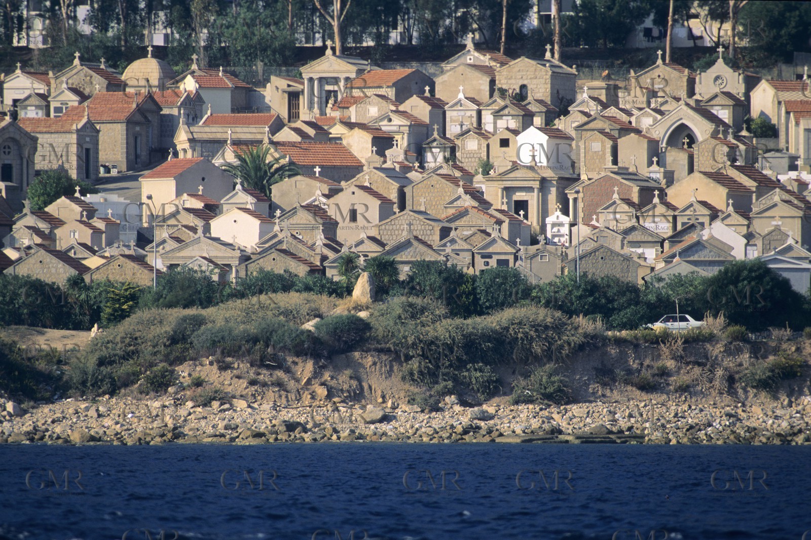 France, Corsica, Ajaccio marine cemetery