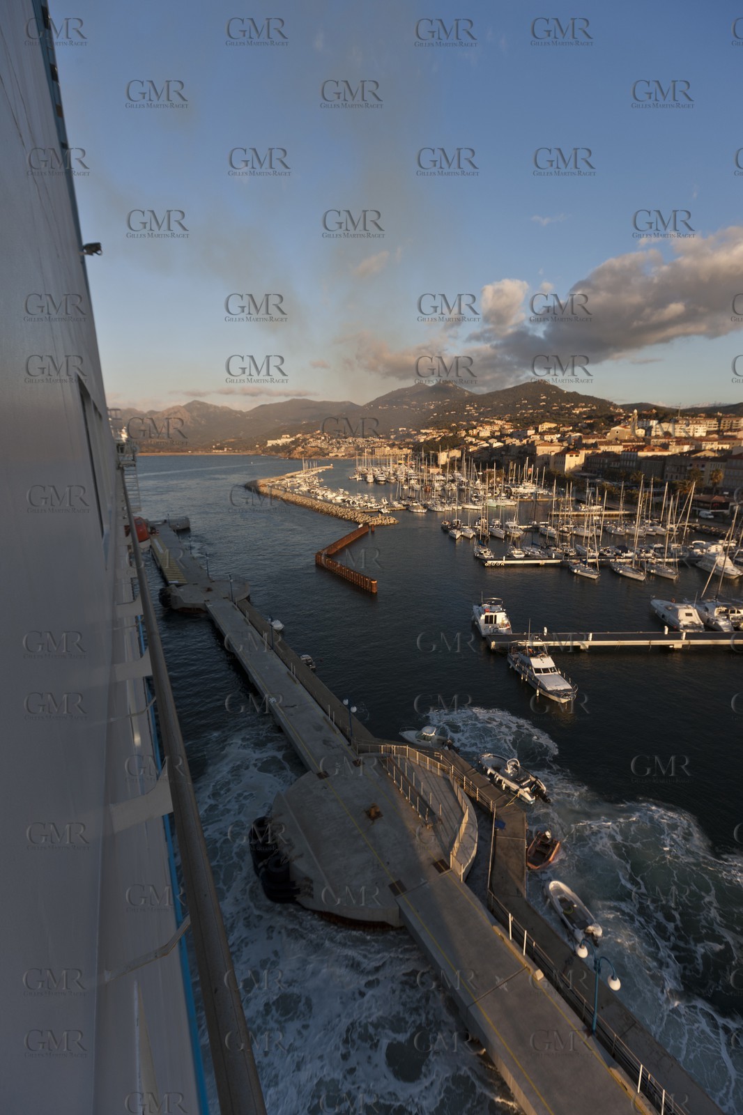 16 02 2012 - Propriano (FRA, Corse) -  La Méridionale shipping company- Piana at Propriano