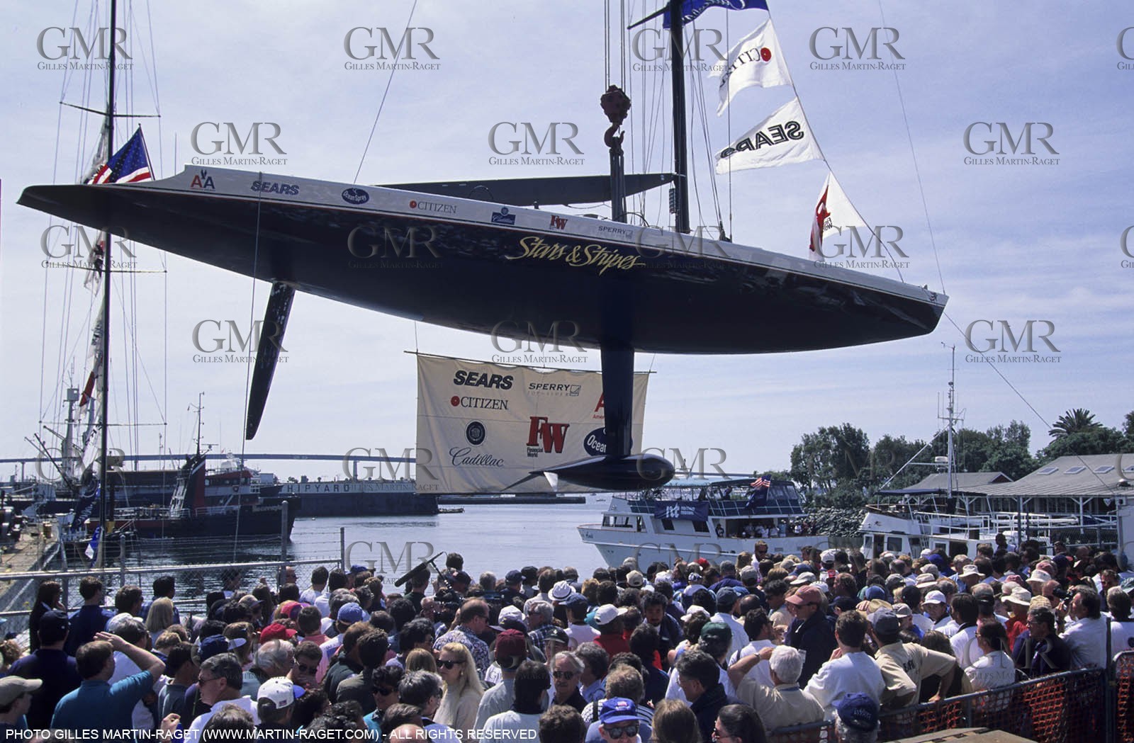 America's cup - San Diego 1995 - Stars and Stripes