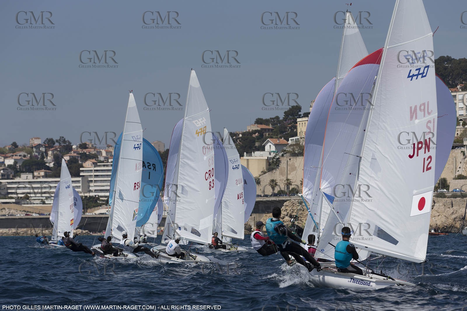 12 04 2015, Marseille (FRA), Yachting Club de la Pointe Rouge - Coupe Internationale de Printemps des 470, Final Day