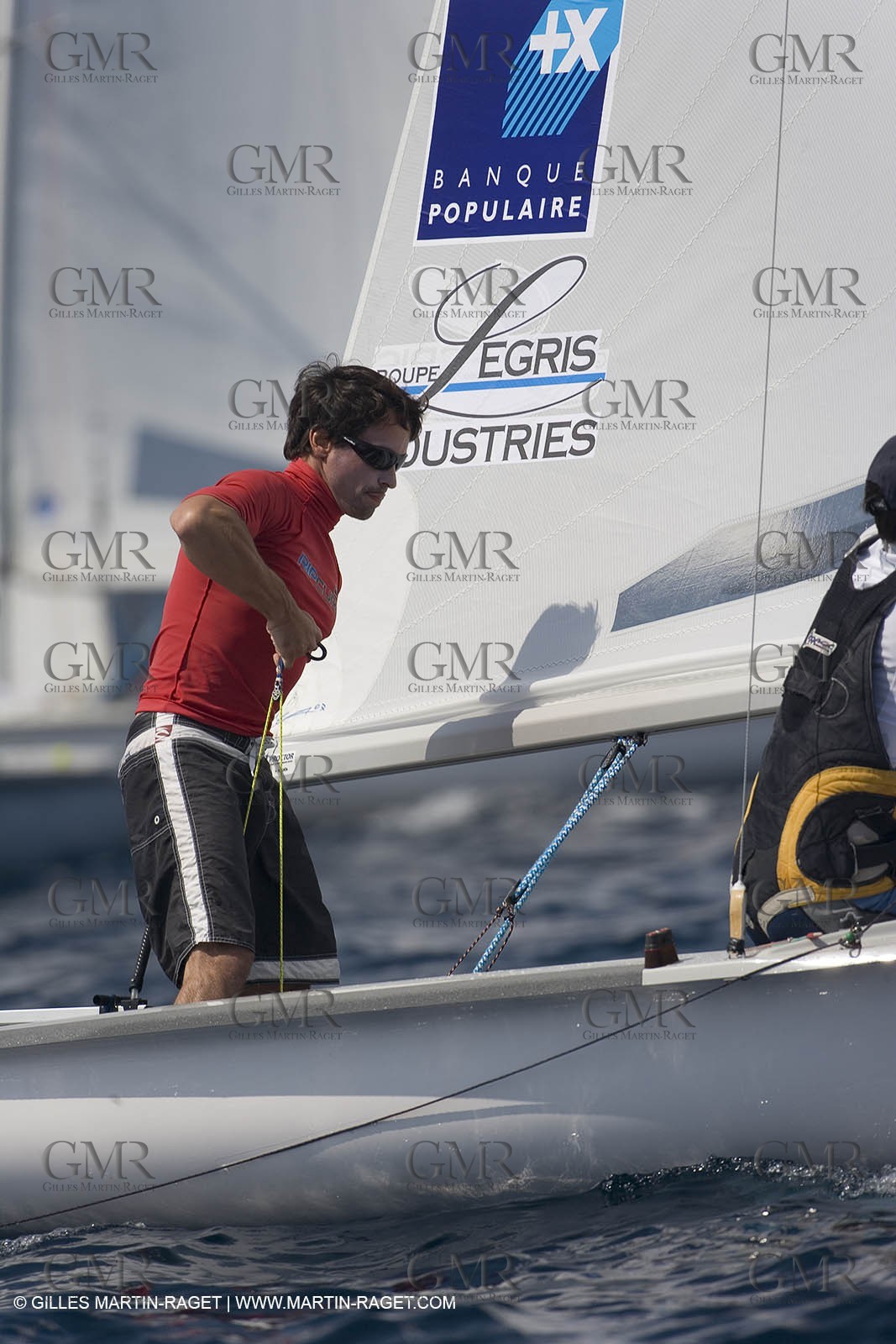 22 04 2007 - 2007 Semaine Olympique Française - Hyeères (South of France) - Day 1 - Team France - 470 Homme - Bonnaud Romain et Benjamin