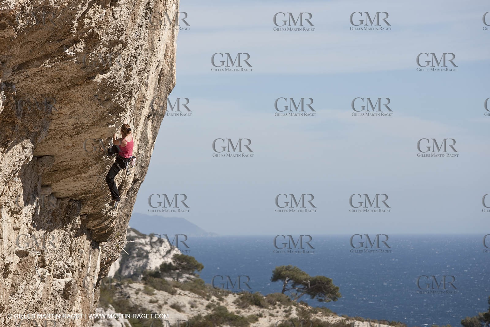 26 03 2009 - Marseille (FRA, 13) - Les Calanques - Sugiton - Les toits cliff