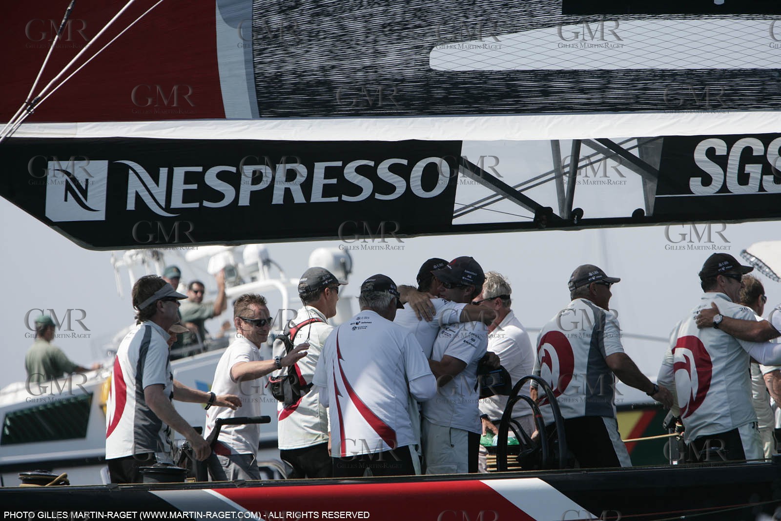 03 07 2007-Valencia (Spain)- 32nd America's Cup - Final Match - Day 8 - Alinghi vs Emirates Team New Zealand
