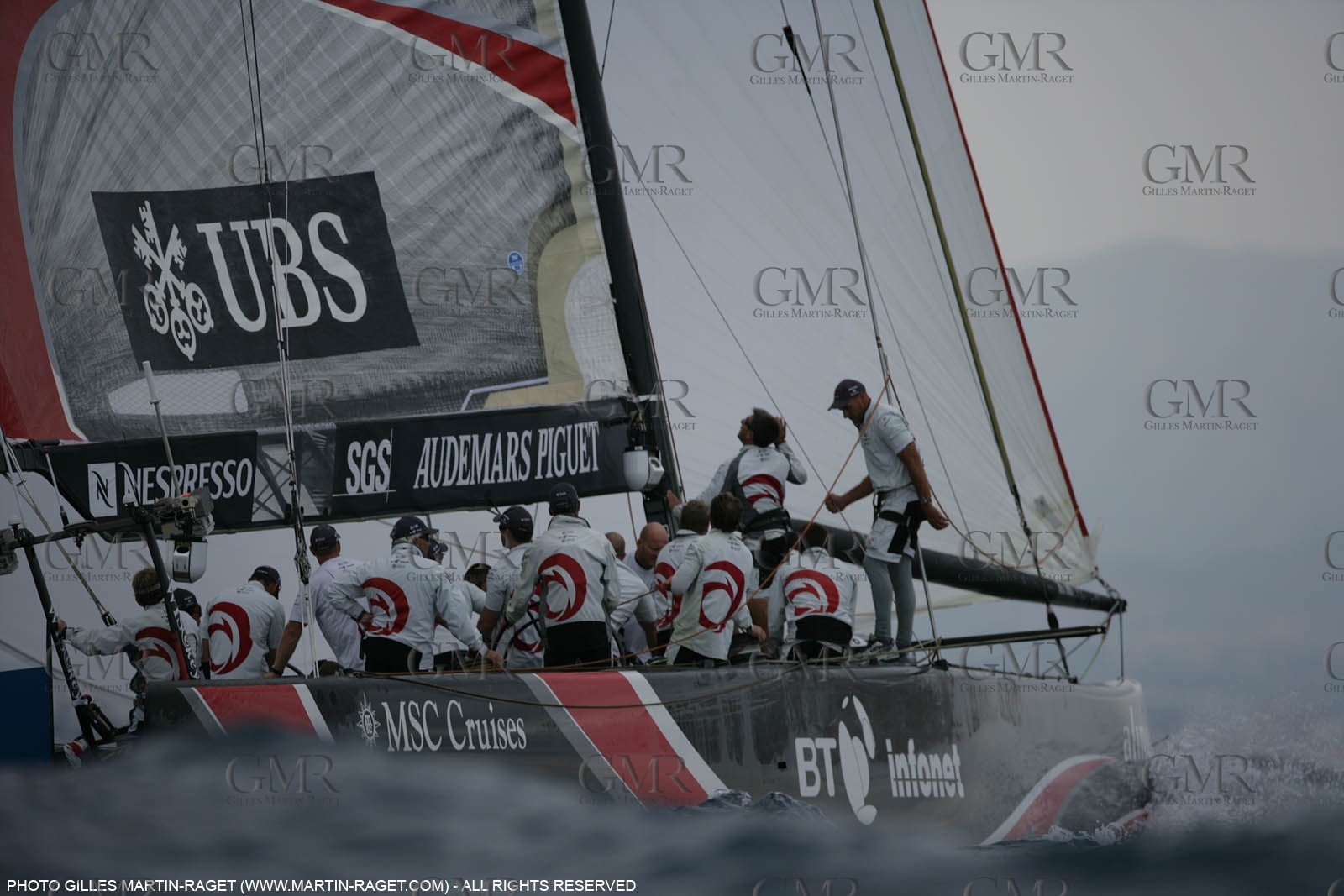 26 06 2007-Valencia (Spain)- 32nd America's Cup - Final Match - Day 3 - Alinghi vs Emirates Team New Zealand