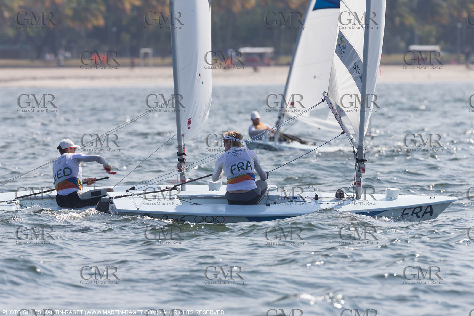 16 08 2016, Rio de Janeiro (BRA), 2016 Olympic Games, Sailing, Laser Medal Race, JB Bernaz