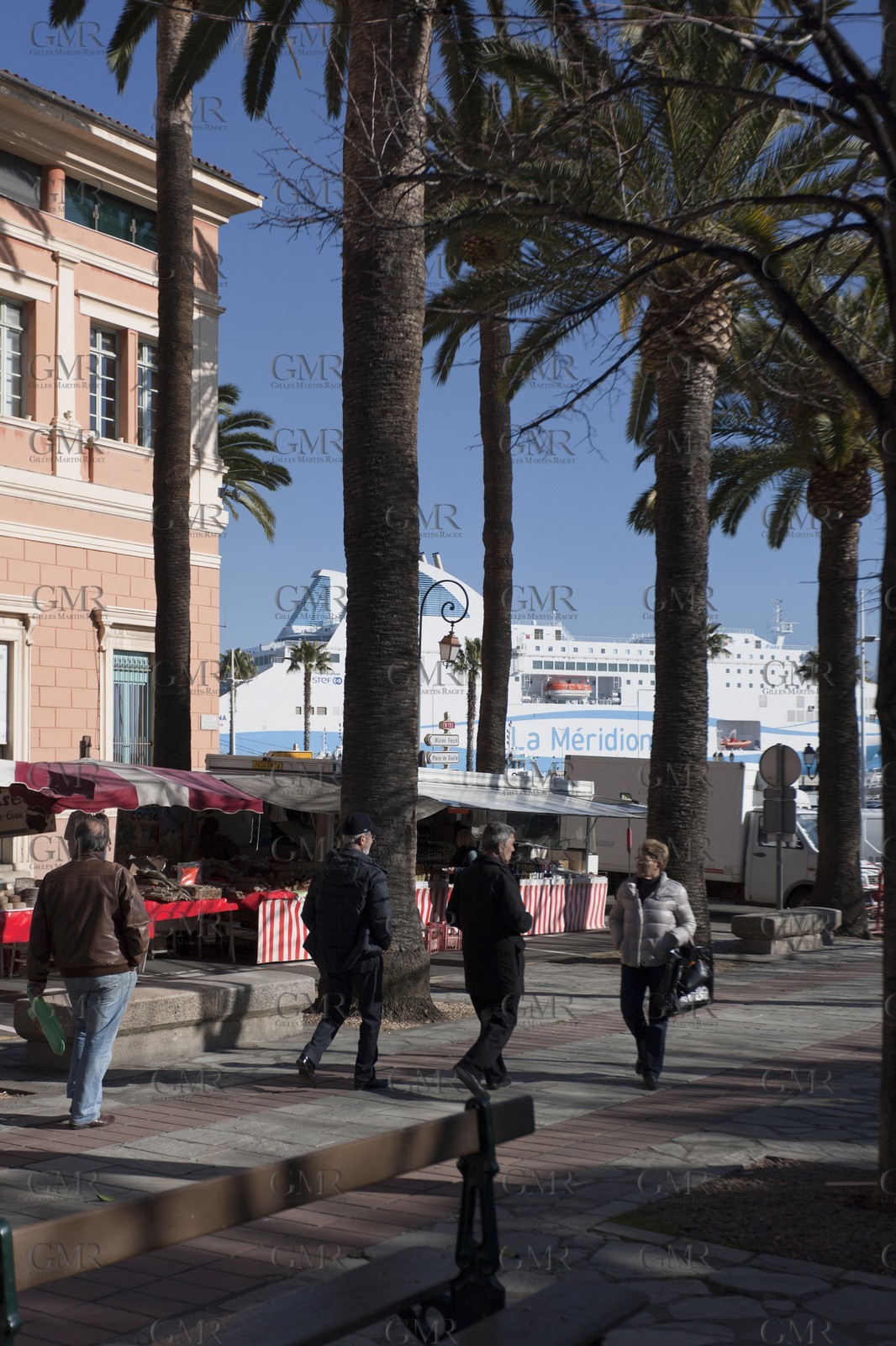 16 02 2012 - Ajaccio (FRA, Corse) -  La Méridionale shipping company- Piana at Ajaccio