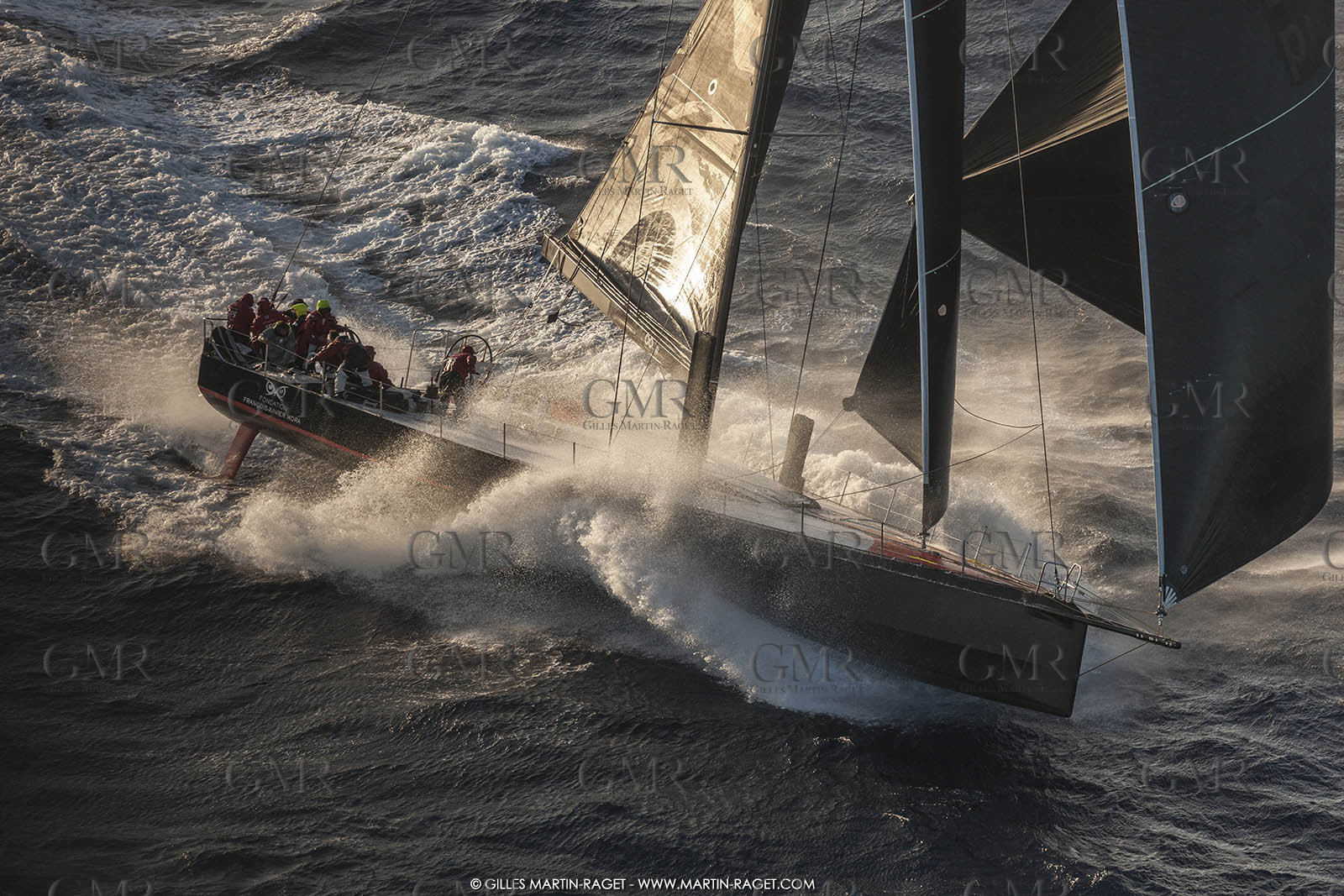 09 10 2017, Calvi (FRA,20), VOR 70 Babsy, Tentative de record autour de la Corse à la voile, skipper Franck Cammas