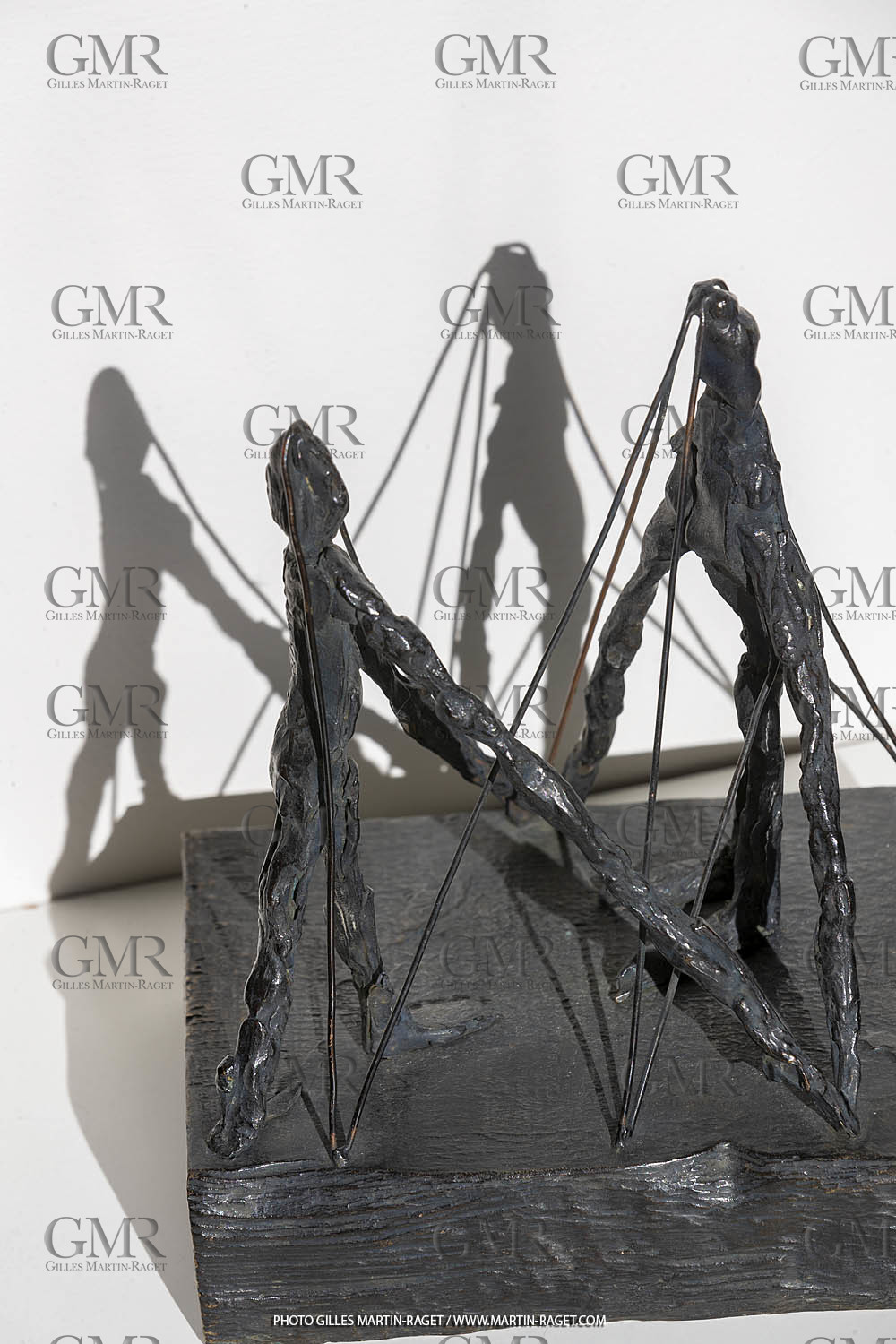 Oeuvre de Germaine Richier, La Lutte, 1946, Epreuve d'exposition