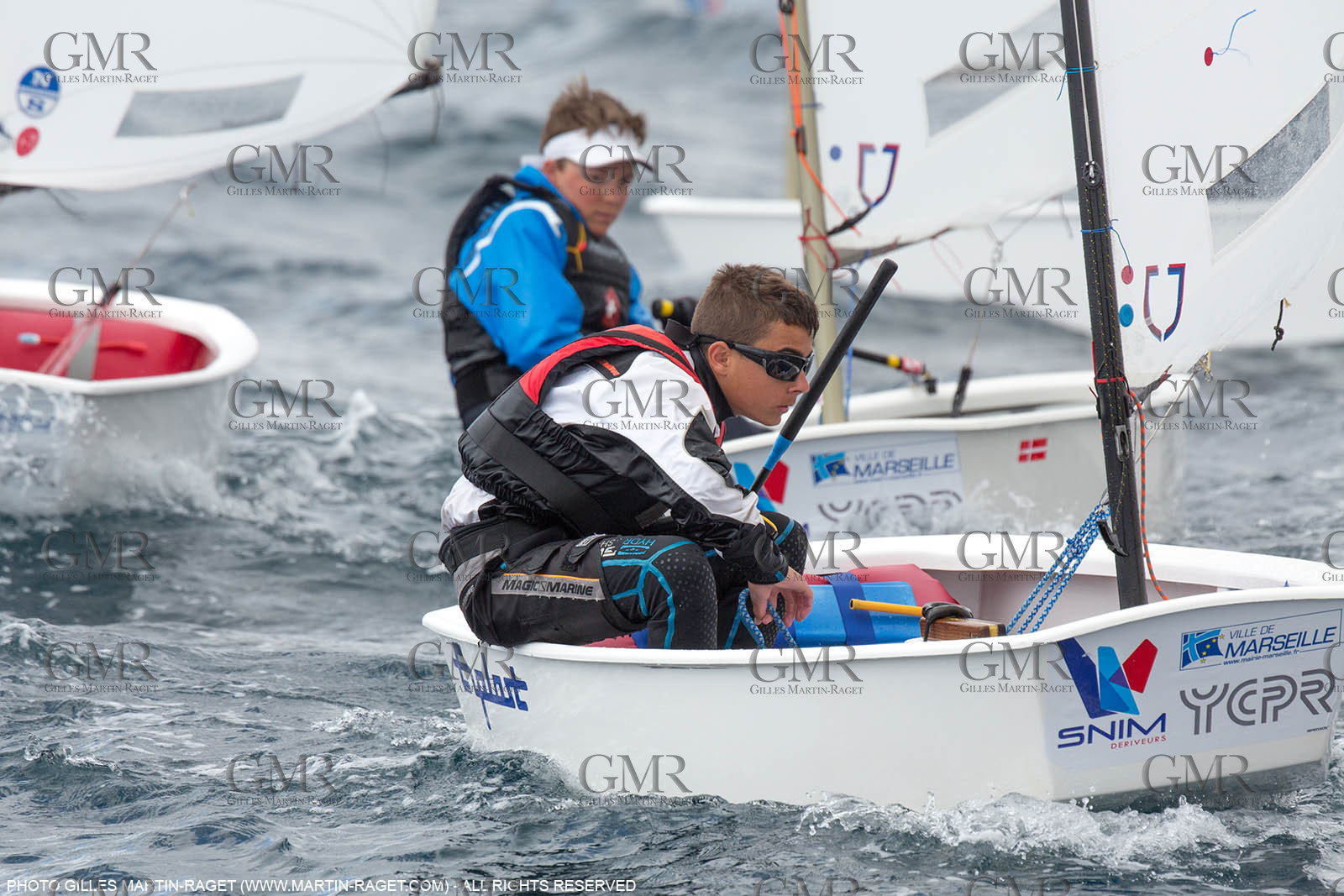 15 04 2016, Marseille (FRA,13), SNIM Dériveurs, Coupe Internationale de Printemps Optimist, Final Day