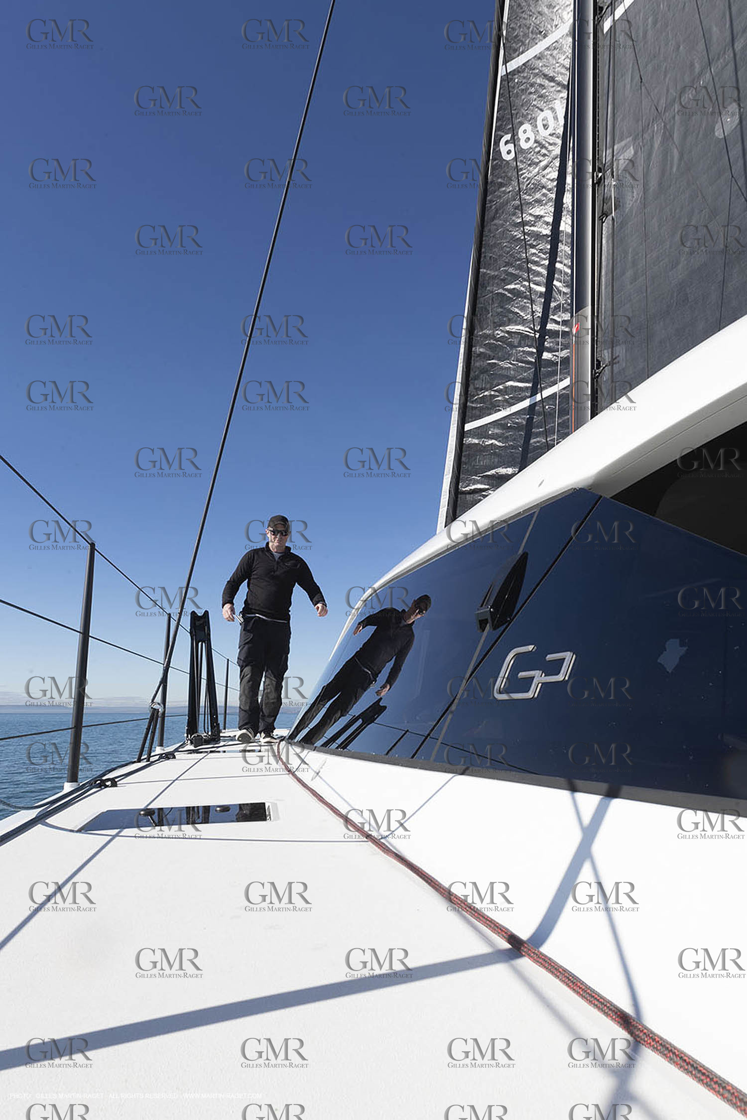 05 02 2019, La Grande Motte (FRA,34), Gunboat 68 sail testing  2