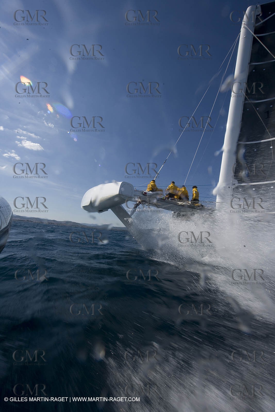 14 06 2008 - Toulon-Hyères (FRA,83) - 50 knots record attempt trials by l'Hydroptère