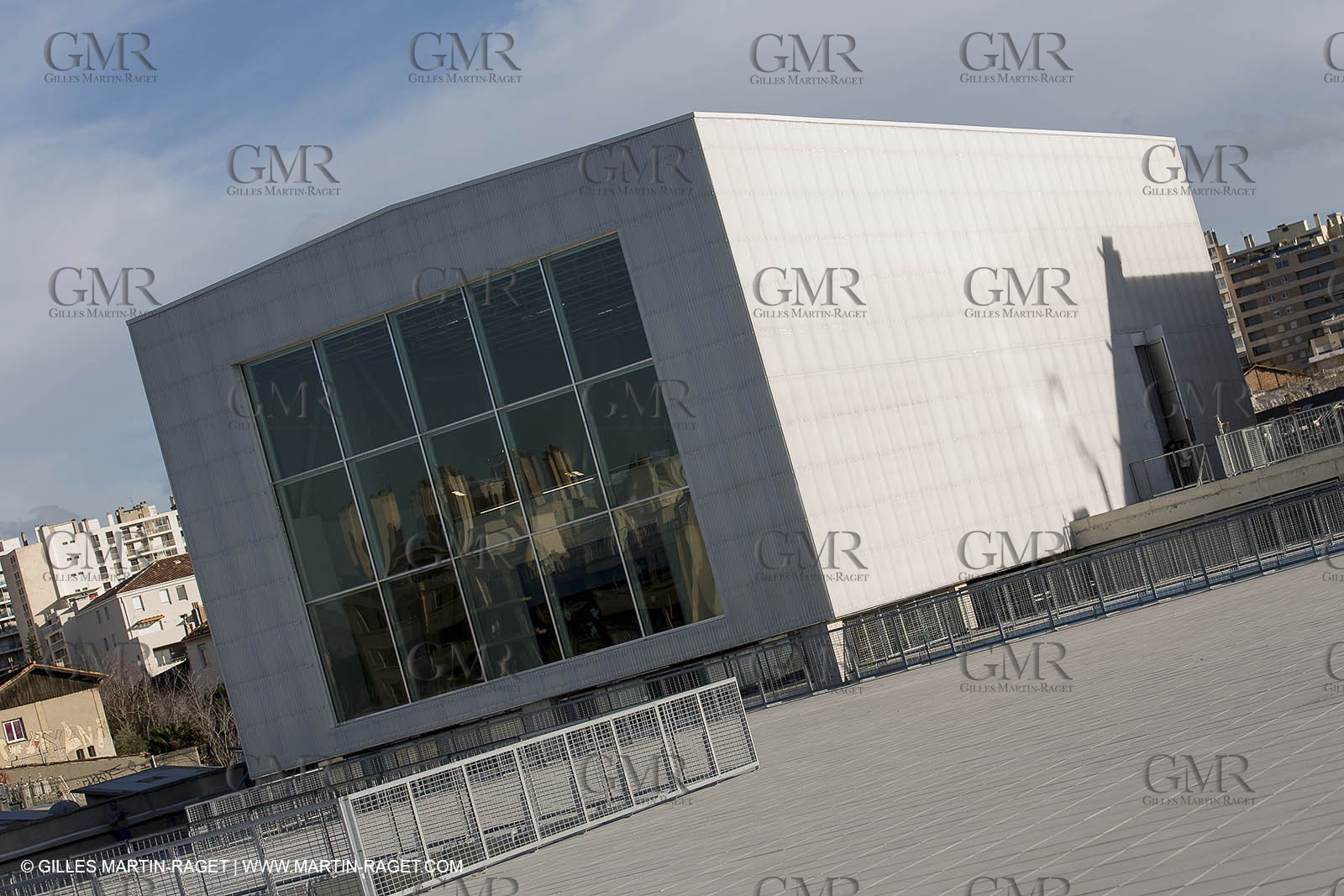 22 01 2013, Marseille, Fra, 13, Marseille Provence 2013, European Capital of Culture, Belle of May Revisited industrial site, Panorama Tower