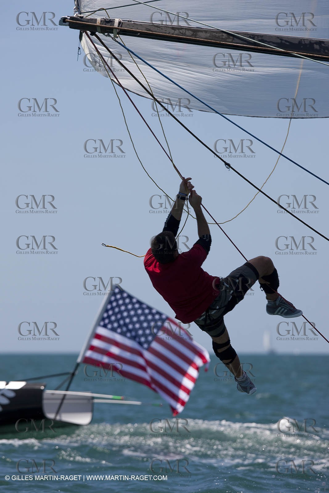 21 01 2009 - Auckland (NZL) -  Louis Vuitton Pacific Series - BMW ORACLE Racing - Training