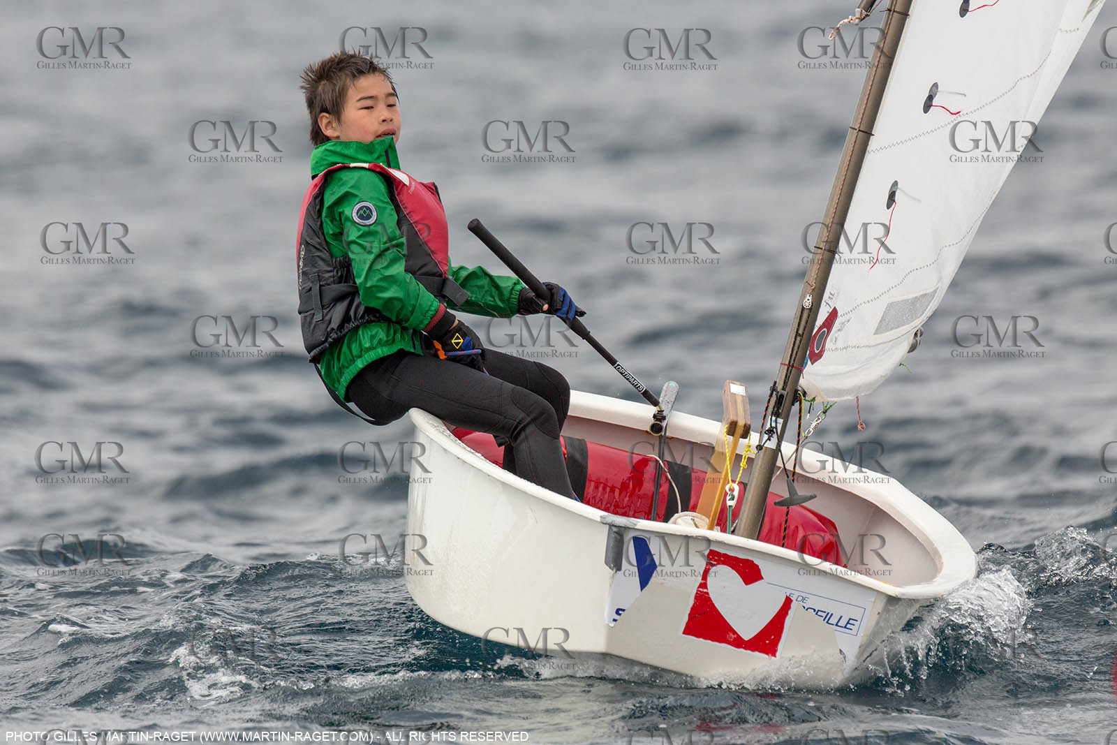 15 04 2016, Marseille (FRA,13), SNIM Dériveurs, Coupe Internationale de Printemps Optimist, Final Day
