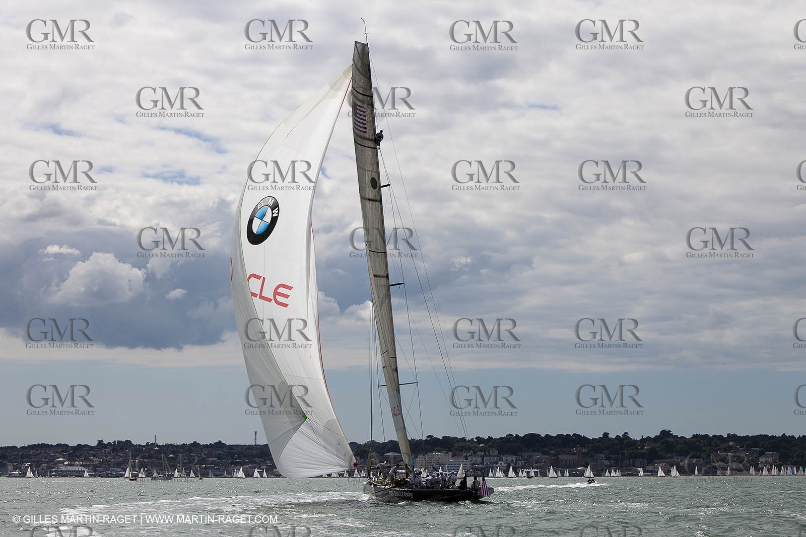 02 08 2010 - Cowes (UK, IOW) - The 1851 Cup -  BMW ORACLE Racing - Training Day.