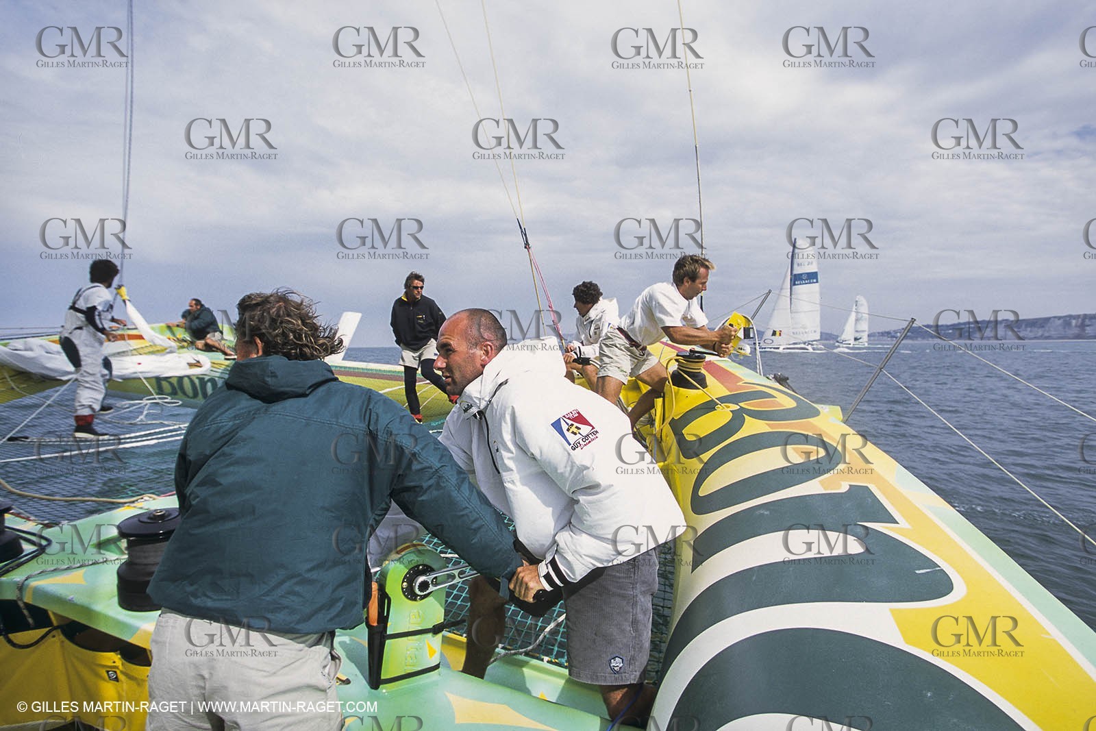 Yacht Racing, Multihull, ORMA 60, Jean Le Cam, Bonduelle