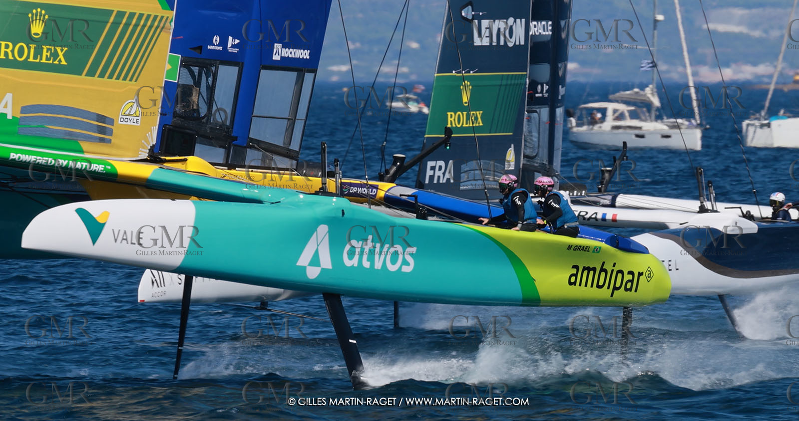 10 09 2025, Saint-Tropez,(FRA), Rockwool SailGP France Saint-Tropez, Race Day 1