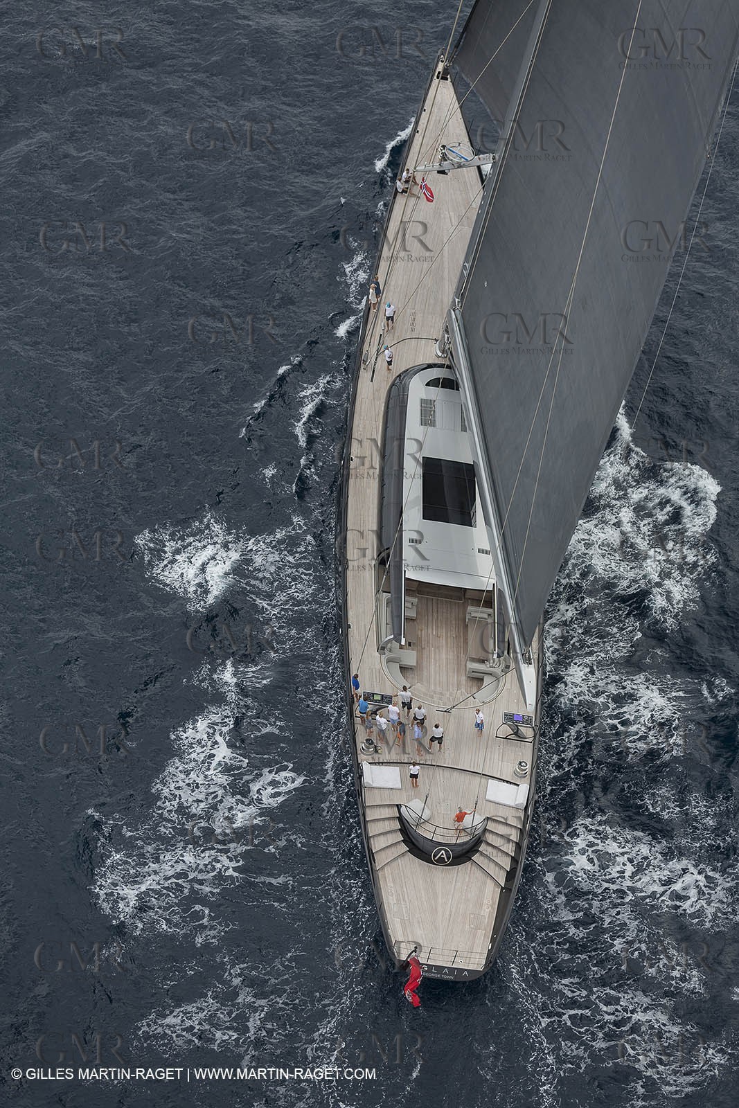 11 10 2014, Alicante (ESP), Volvo Ocean Race 2014-15 start, Super Yacht Aglaia