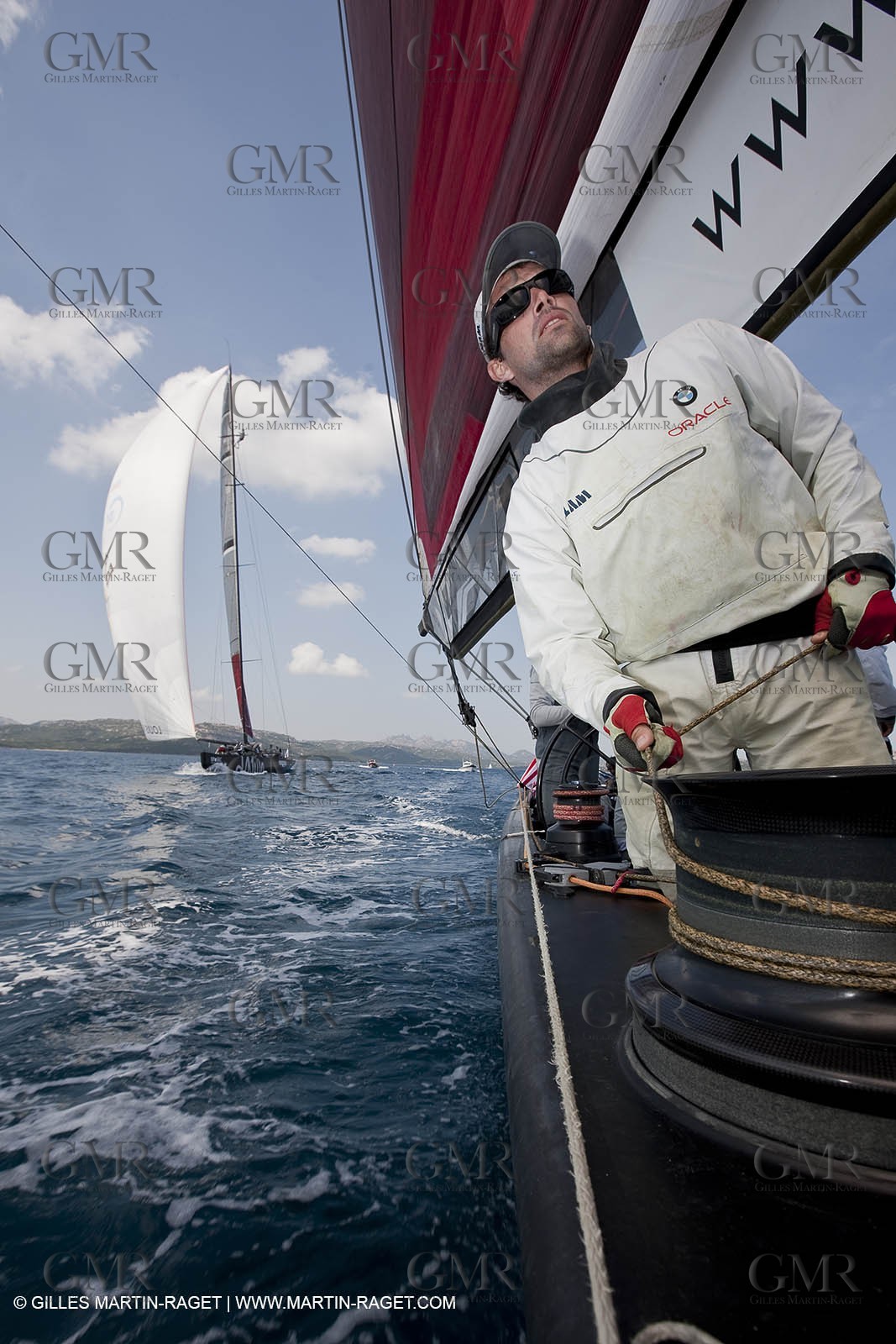 19 05 2010 - La Maddalena (ITA, Sardinia) Louis Vuitton Trophy - BMW ORACLE Racing - Training