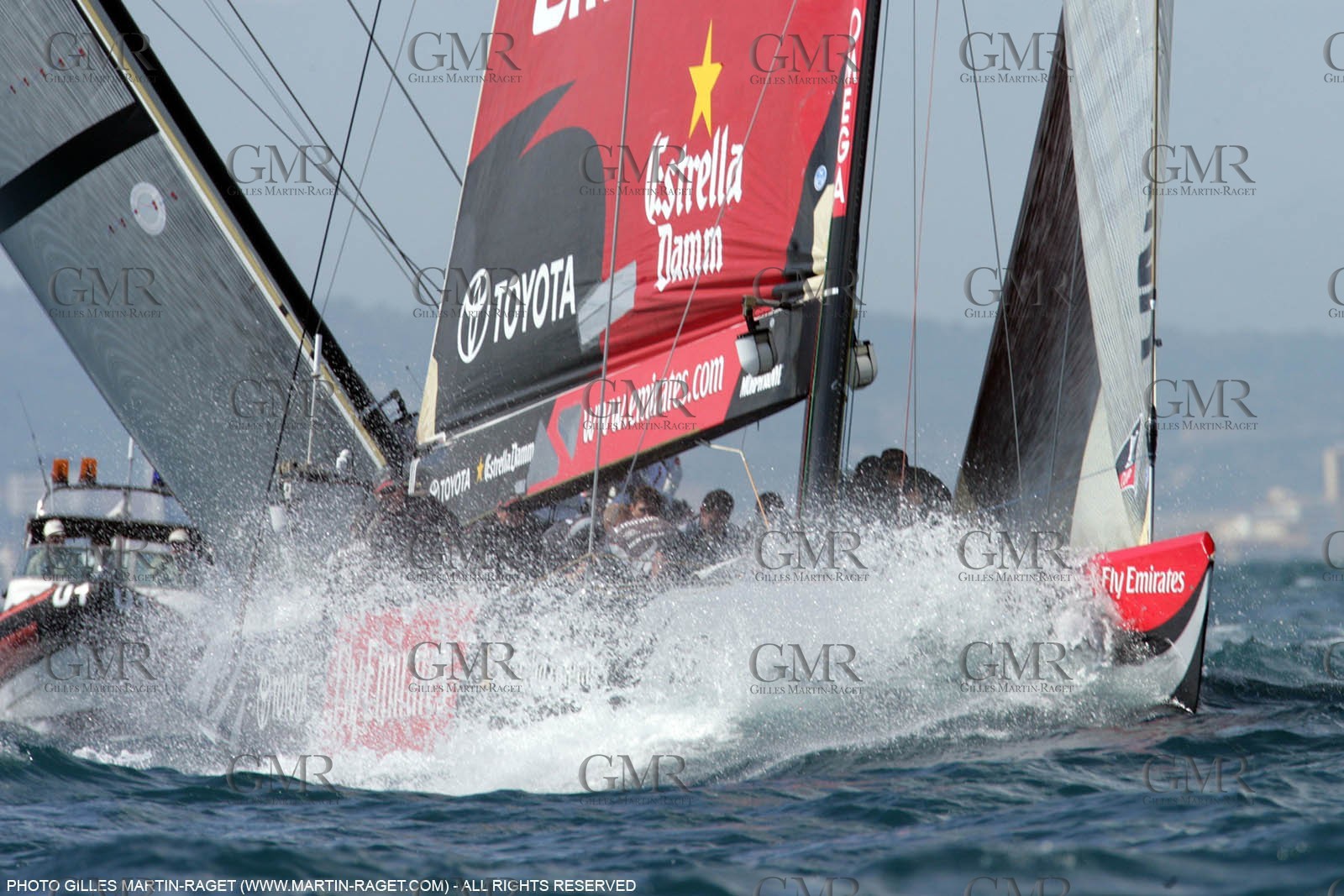 01 06 2007-Valencia (Spain)- 32nd America's Cup - Louis Vuitton Cup Final - Day 1