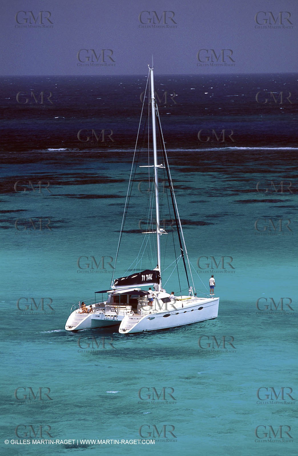 Cruising multihull mooring