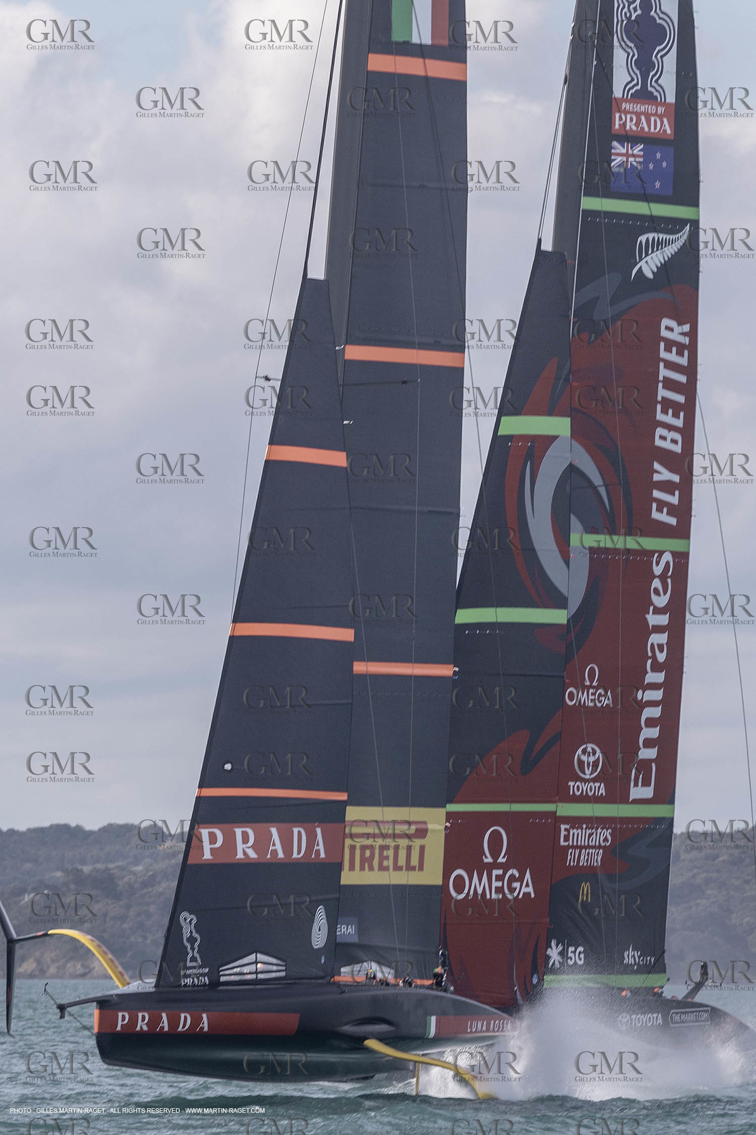 08 12 2020 - Auckland (NZL) - 36th America's Cup - Practice Sessions - Day 1