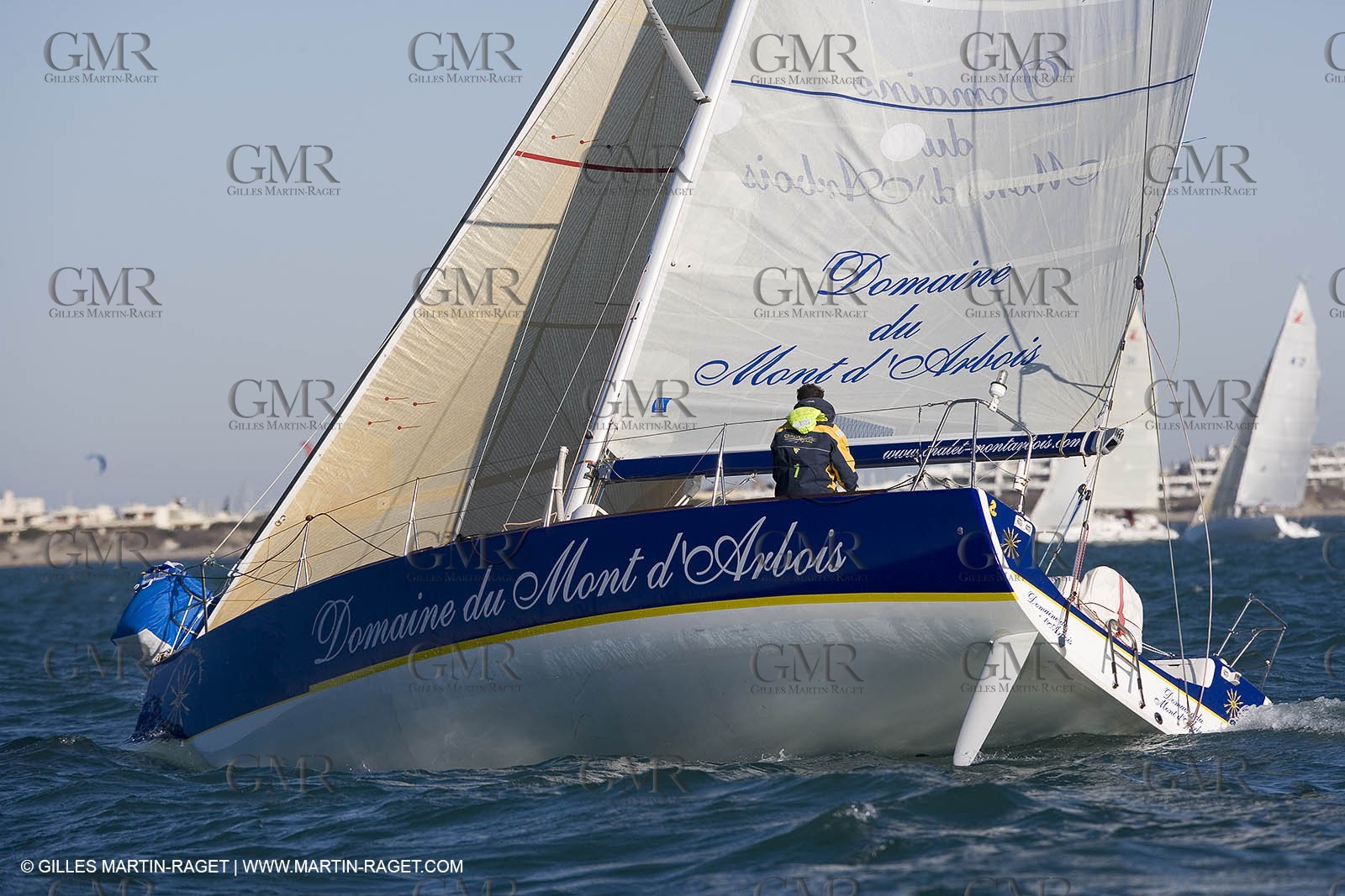 15 02 2007 - La Grande Motte (FRA) - Onedesign Figaro II - Thierry Duprey du Vorsent (Domaine de Monts d'Arbois)