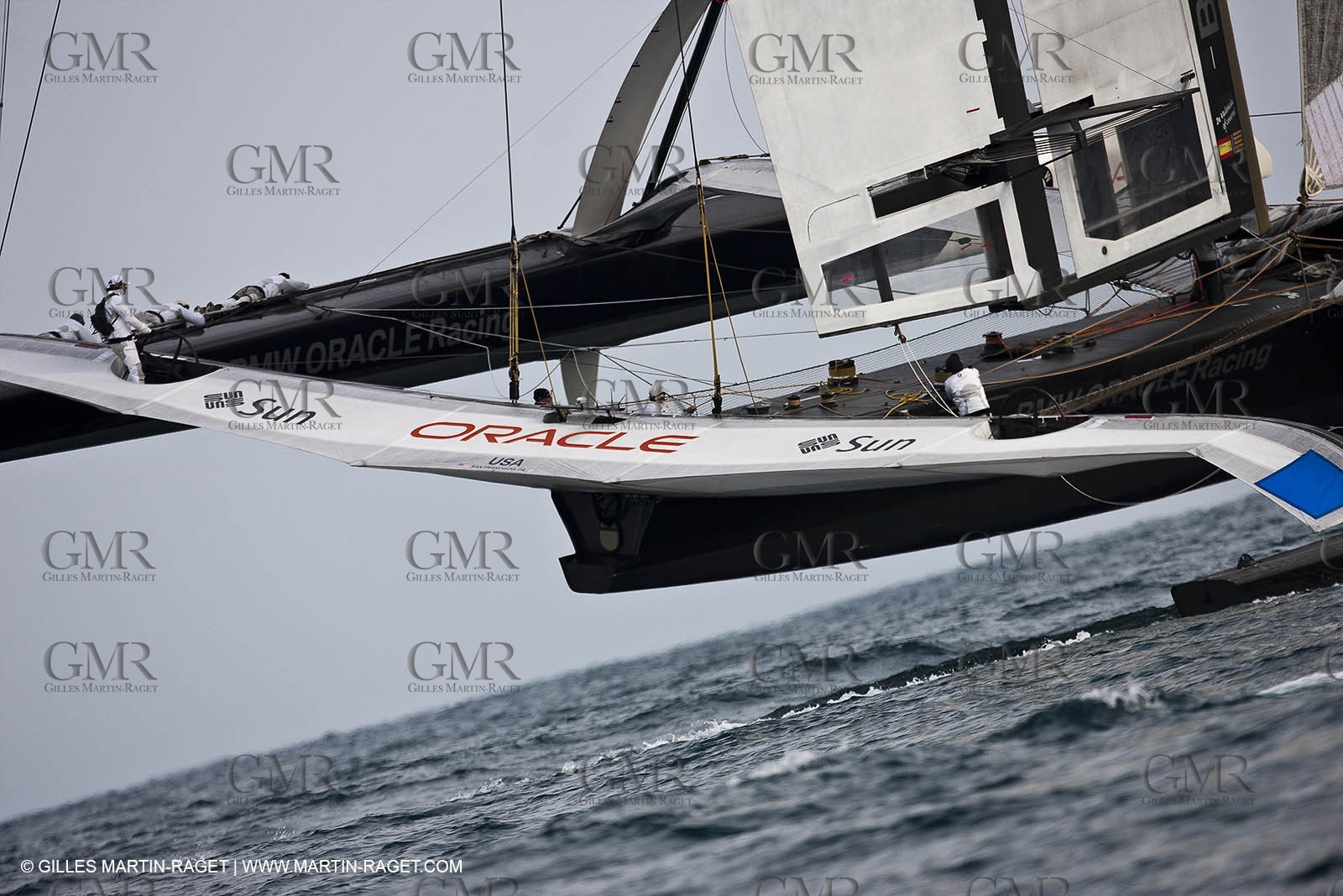 14 02 2010 - Valencia (ESP) - 33rd America's Cup - BMW ORACLE Racing - Race 2