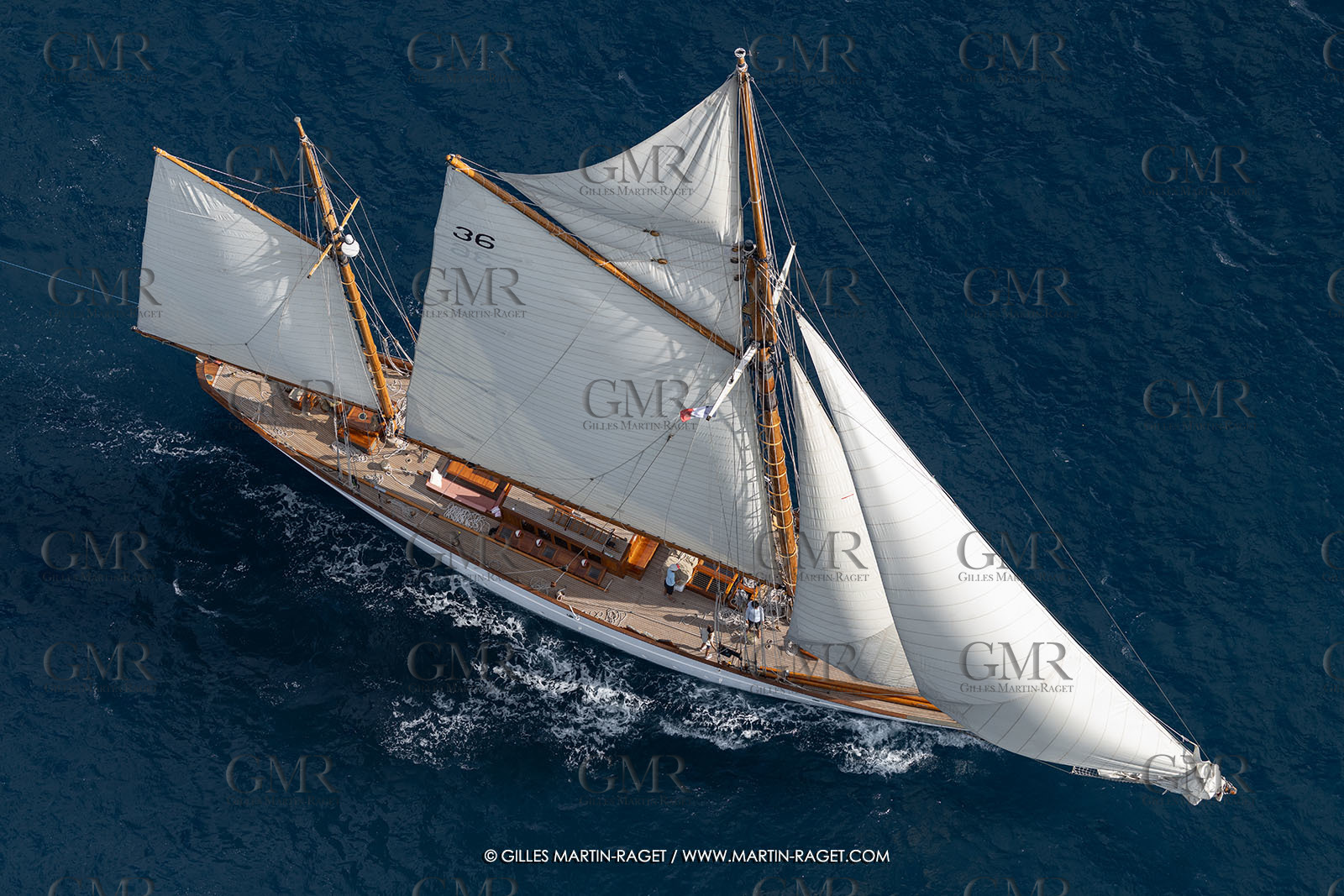 04 10 2025, Saint-Tropez (FRA), Les VoIles de Saint-Tropez 2025, Race Day 6