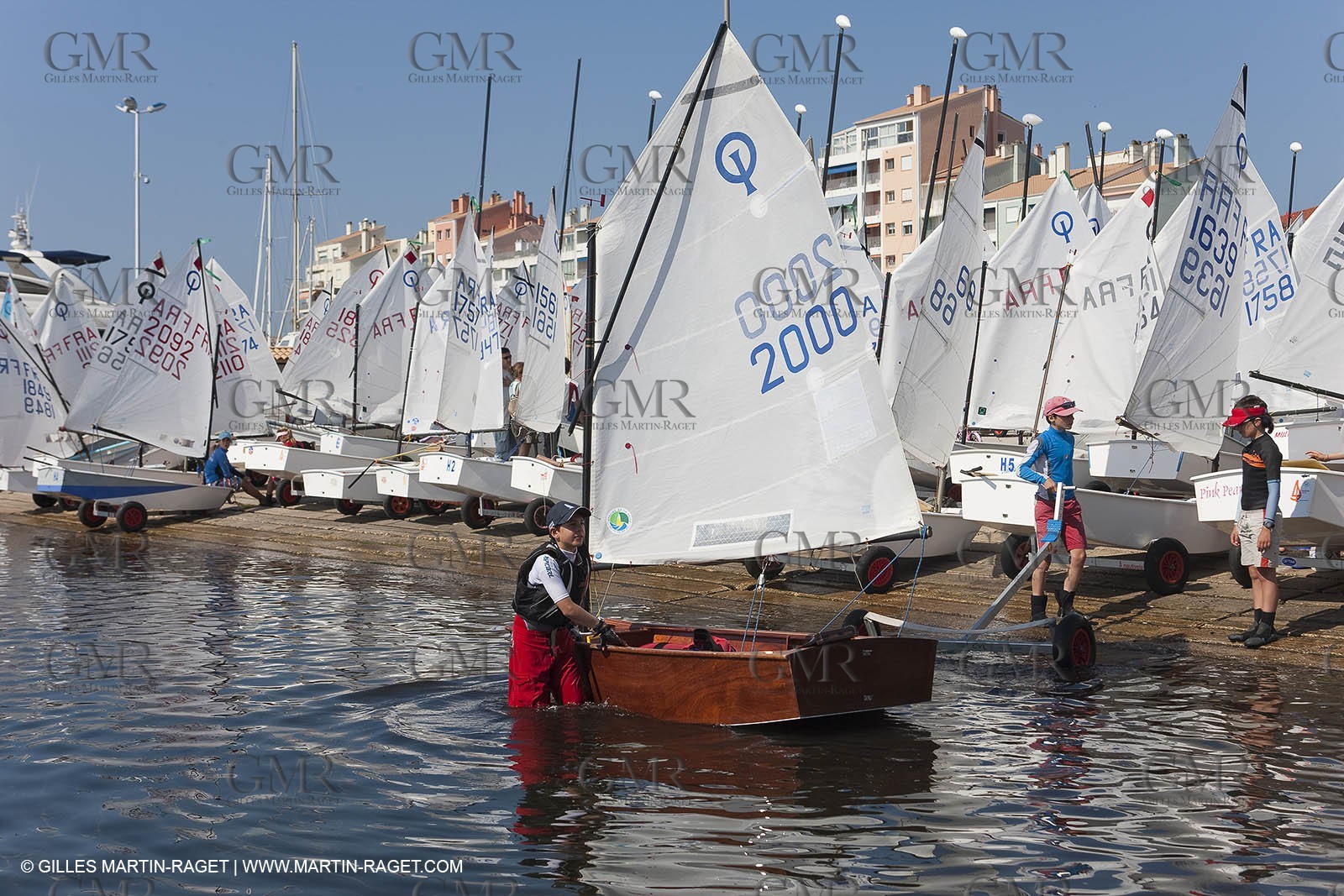 24 05 2010 - Hyères (FRA,83) - wooden optimist