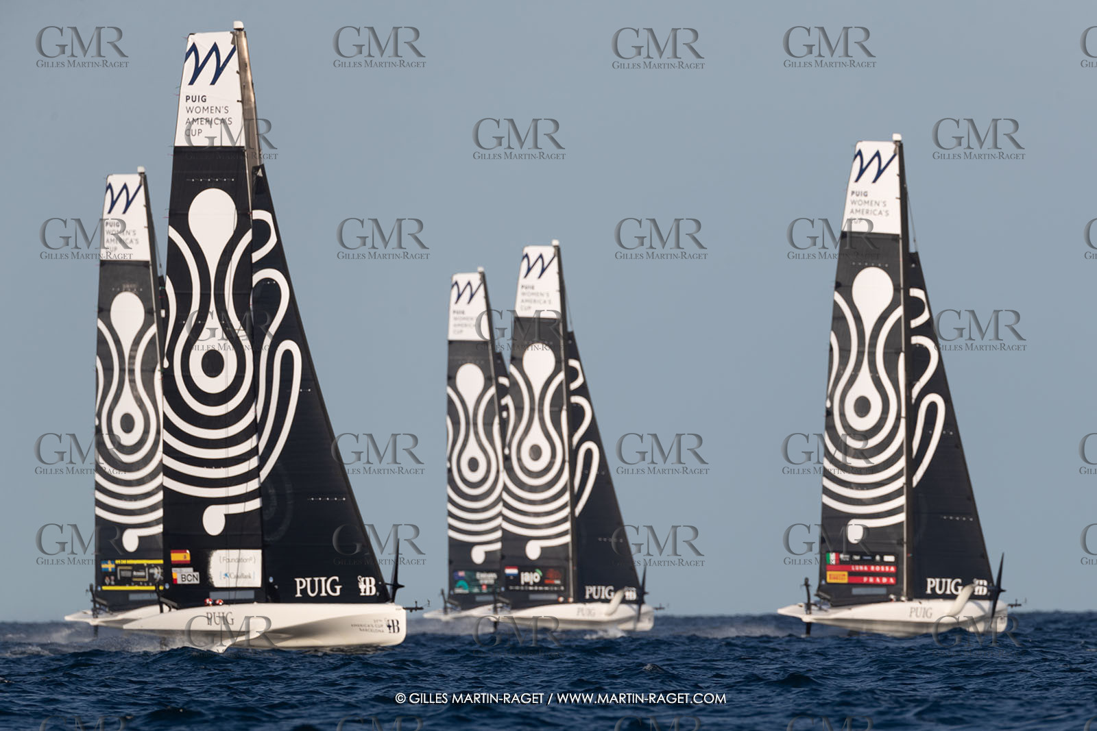 11 10 2024, Barcelona (ESP), Louis Vuitton 37th America's Cup, Puig Women America's Cup, semi finals