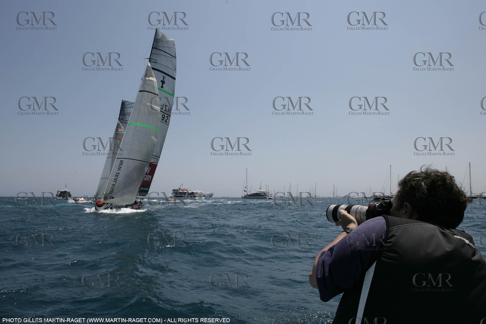 29 06 2007-Valencia (Spain)- 32nd America's Cup - Final Match - Day 5 - Alinghi vs Emirates Team New Zealand -
